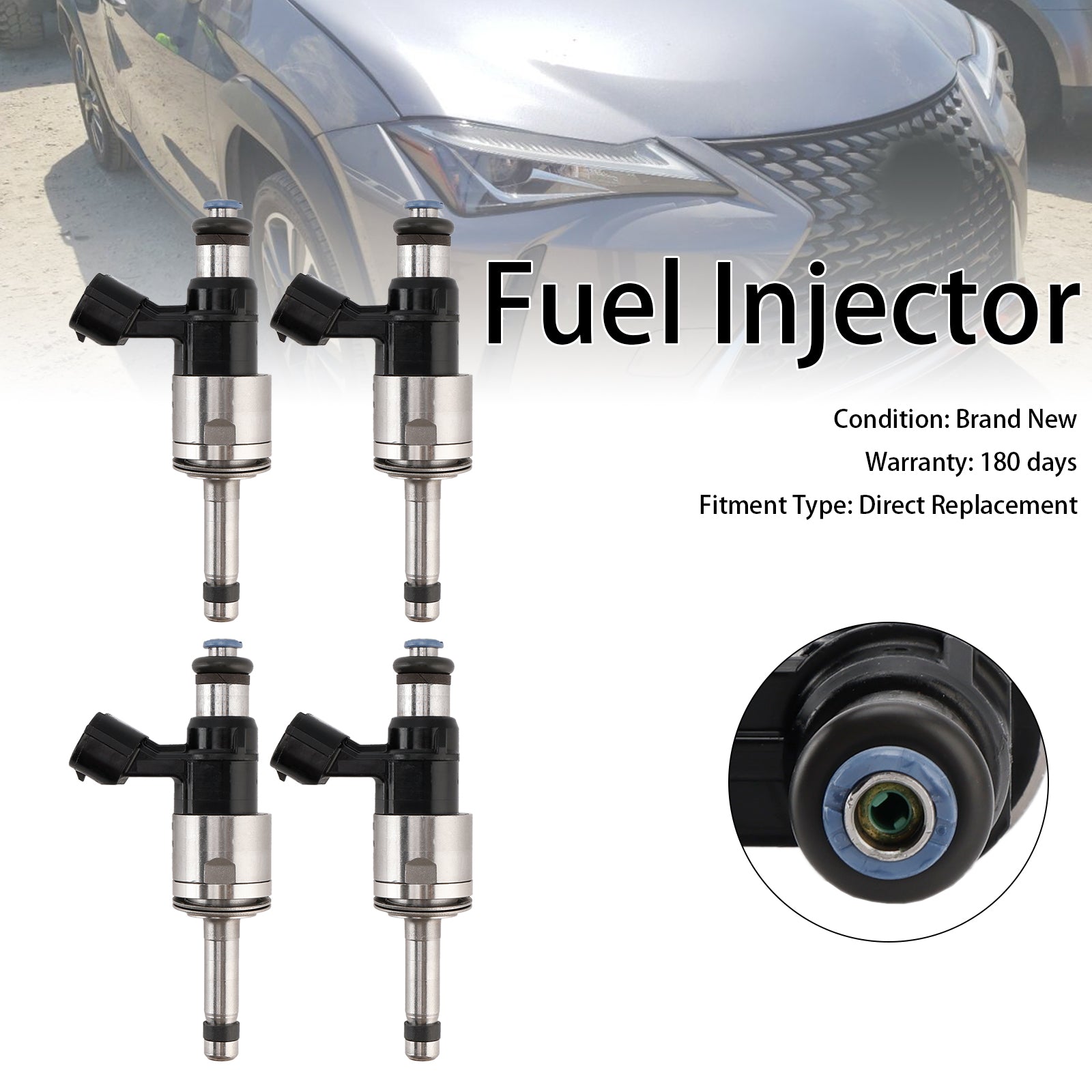 4PCS Fuel Injector 23250-24010 Fit Lexus UX200 UX250h Fit Corolla 2019-2022