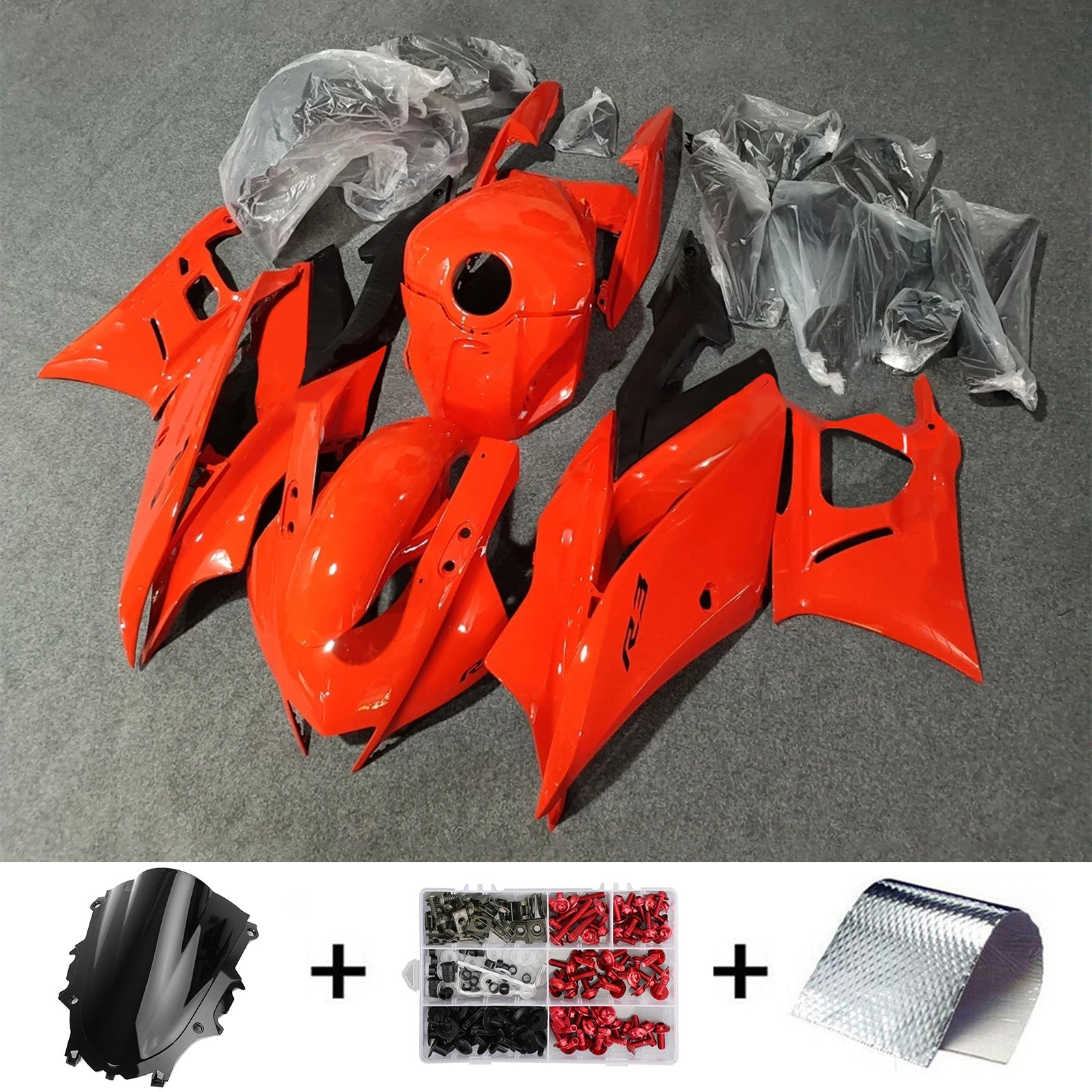 Yamaha YZF-R3 R25 2019-2021 Fairing Kit Bodywork Plastic ABS