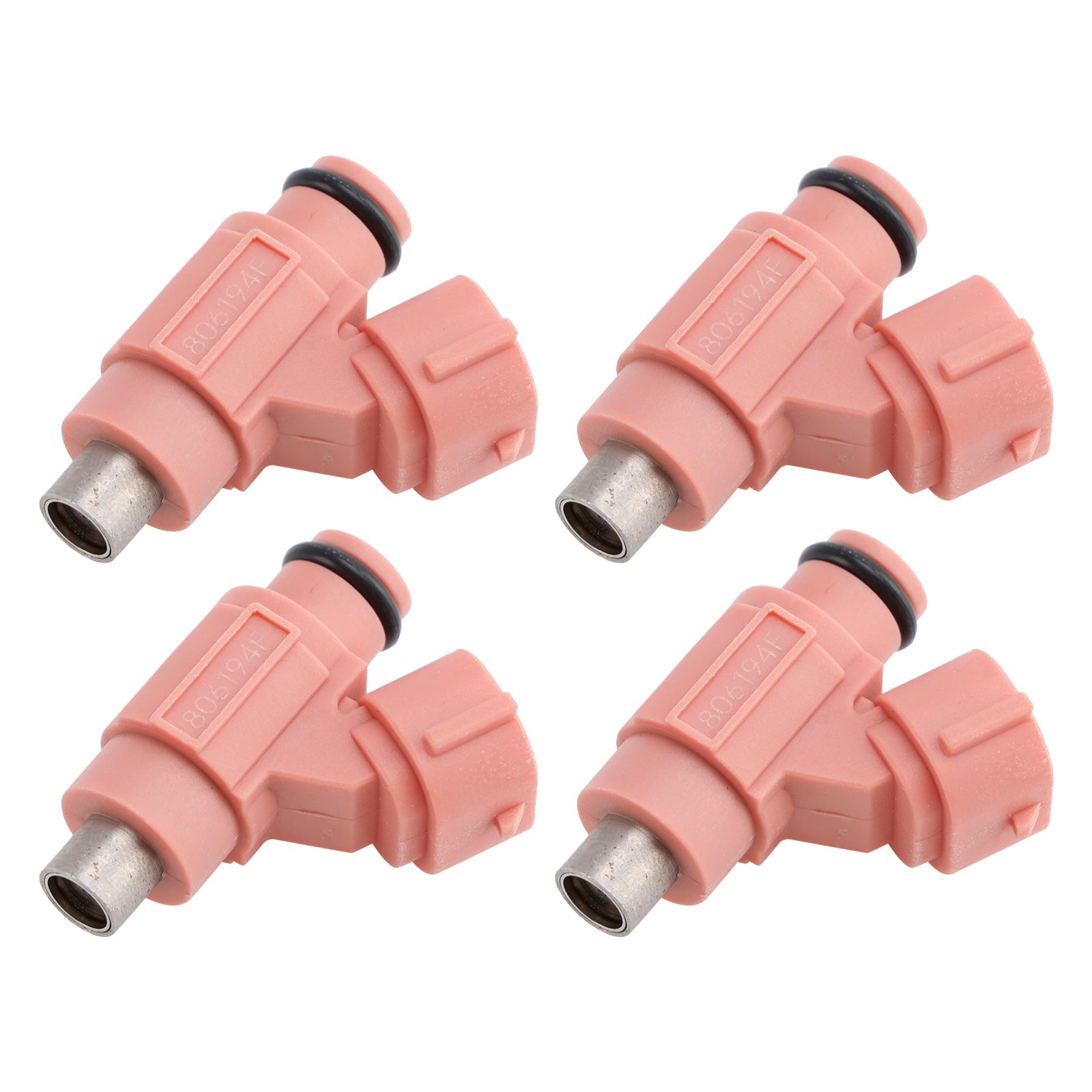 4PC 68V-13761-10-00 Fuel Injector For Yamaha Outboard 115HP F115JA F115LA 11-14