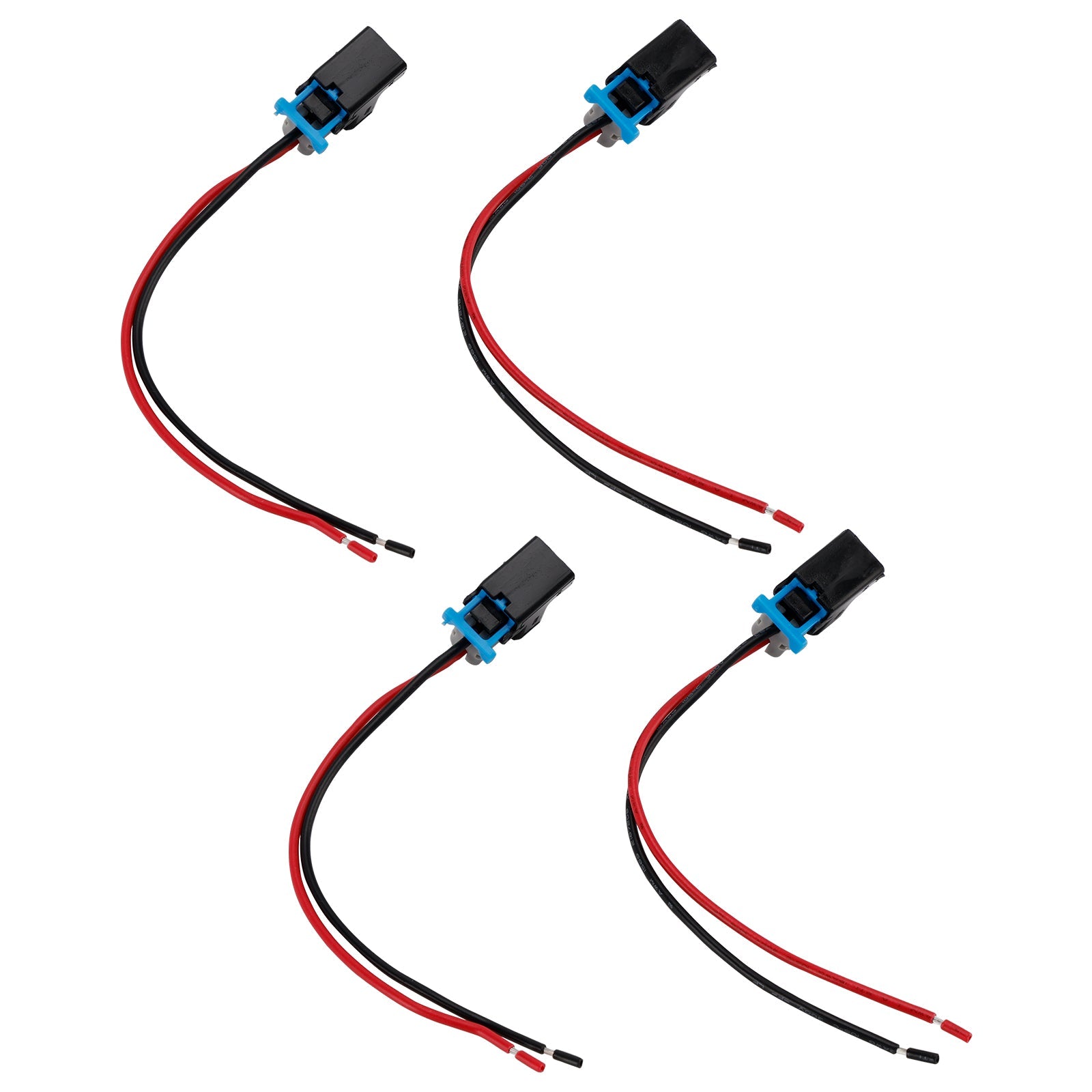 4PCS Fuel Injector Connector Plug Clip Pigtail Quick Disconnect Fit Buick