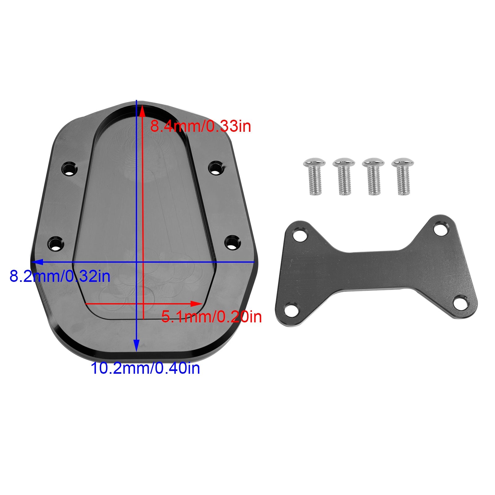 Kickstand Enlarge Plate Pad fit for HONDA CT125 Hunter Cub Trail 125 2023-2024