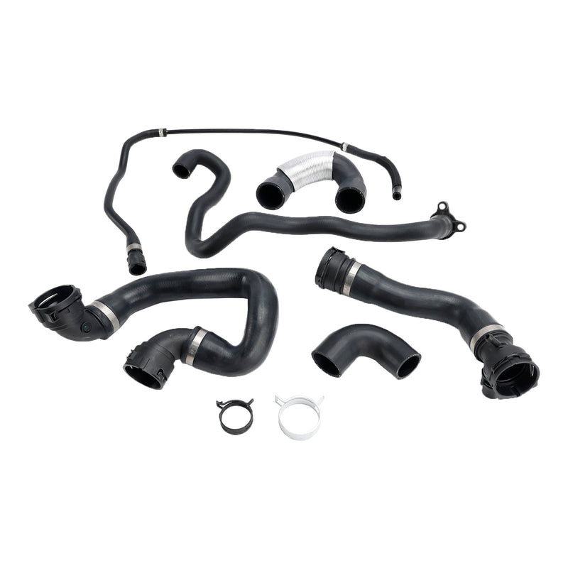 BMW 335i 2007-2010 6PCS Radiator Coolant Water Hose Pipe Kit W1939C 17128634285 11537598234 17127600131