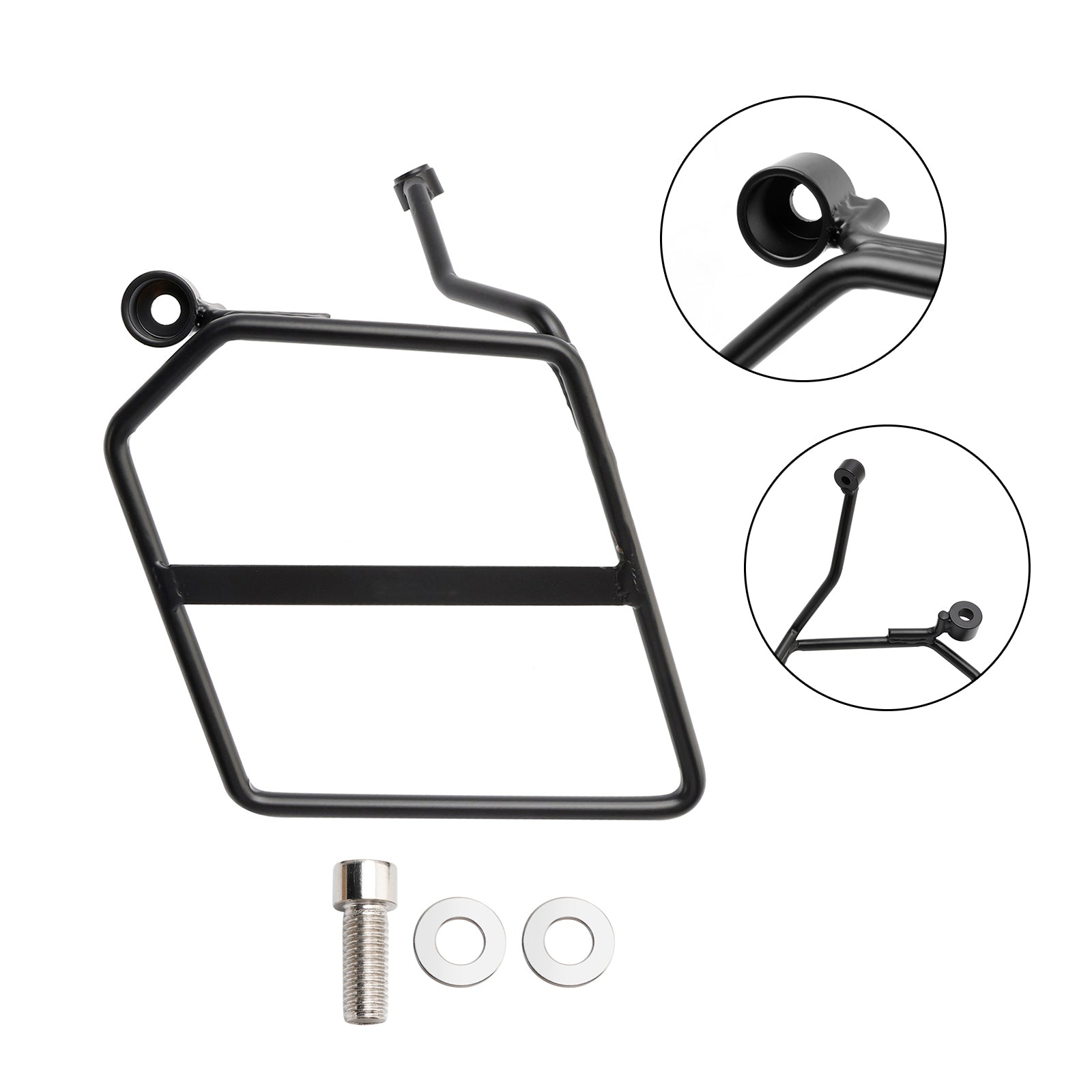 2018-2024 Honda Monkey 125 Luggage Rack Side Saddle Bag Mount Bracket Left Black