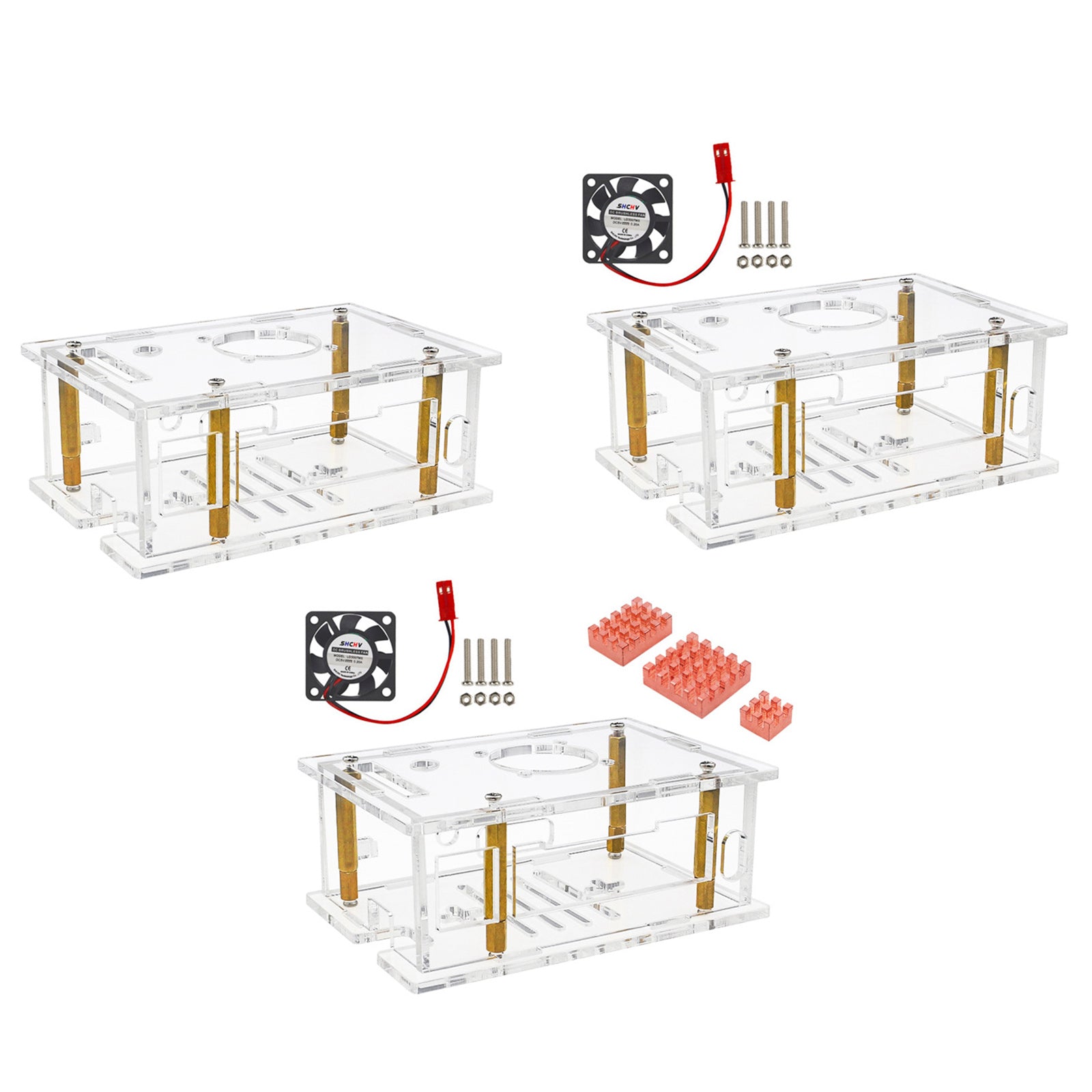 Orange Pi RV2 Dedicated Shell Development Board Acrylic Shell Transparent Box