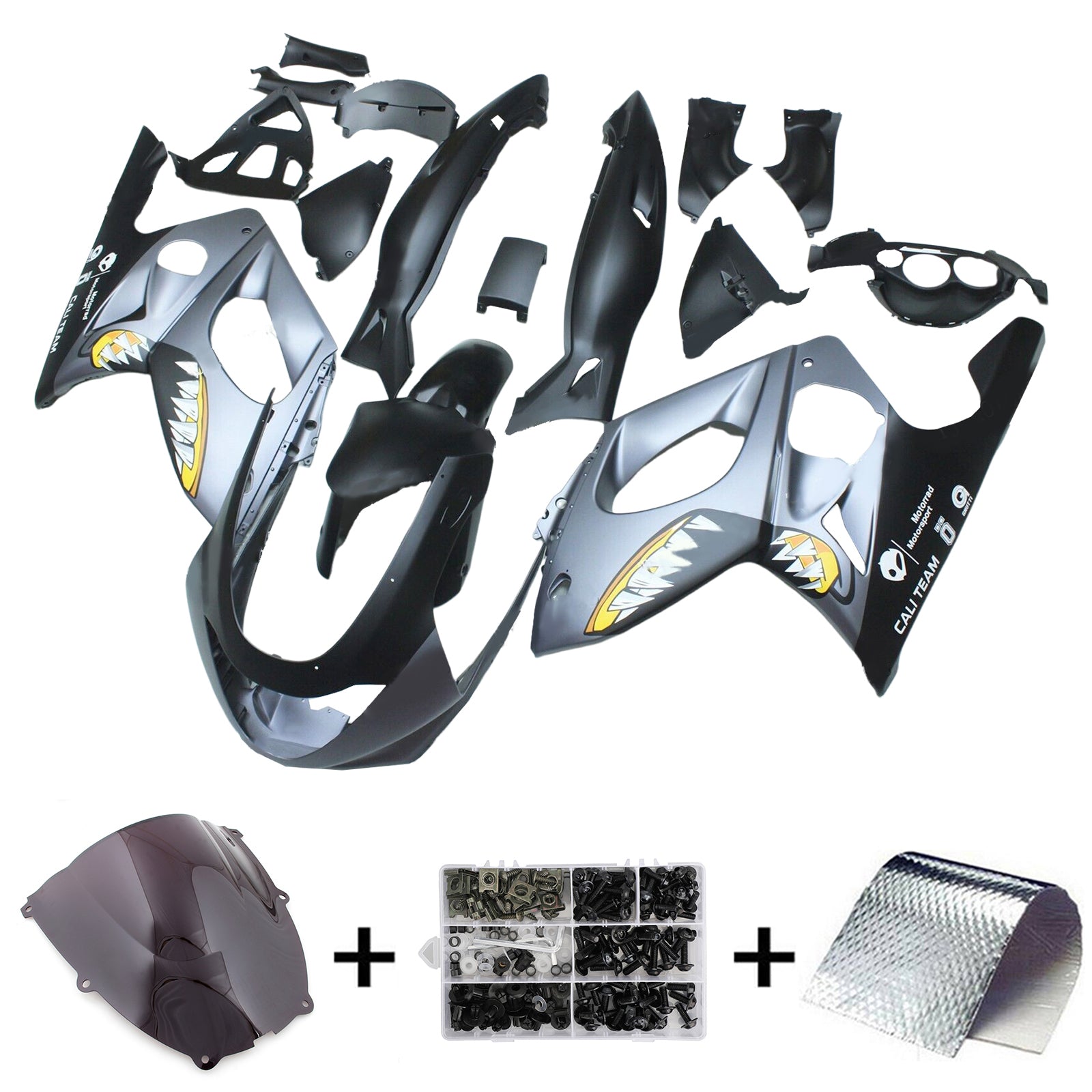 Yamaha YZF 600R Thundercat 1996-2007 Fairing Kit Bodywork Plastic ABS