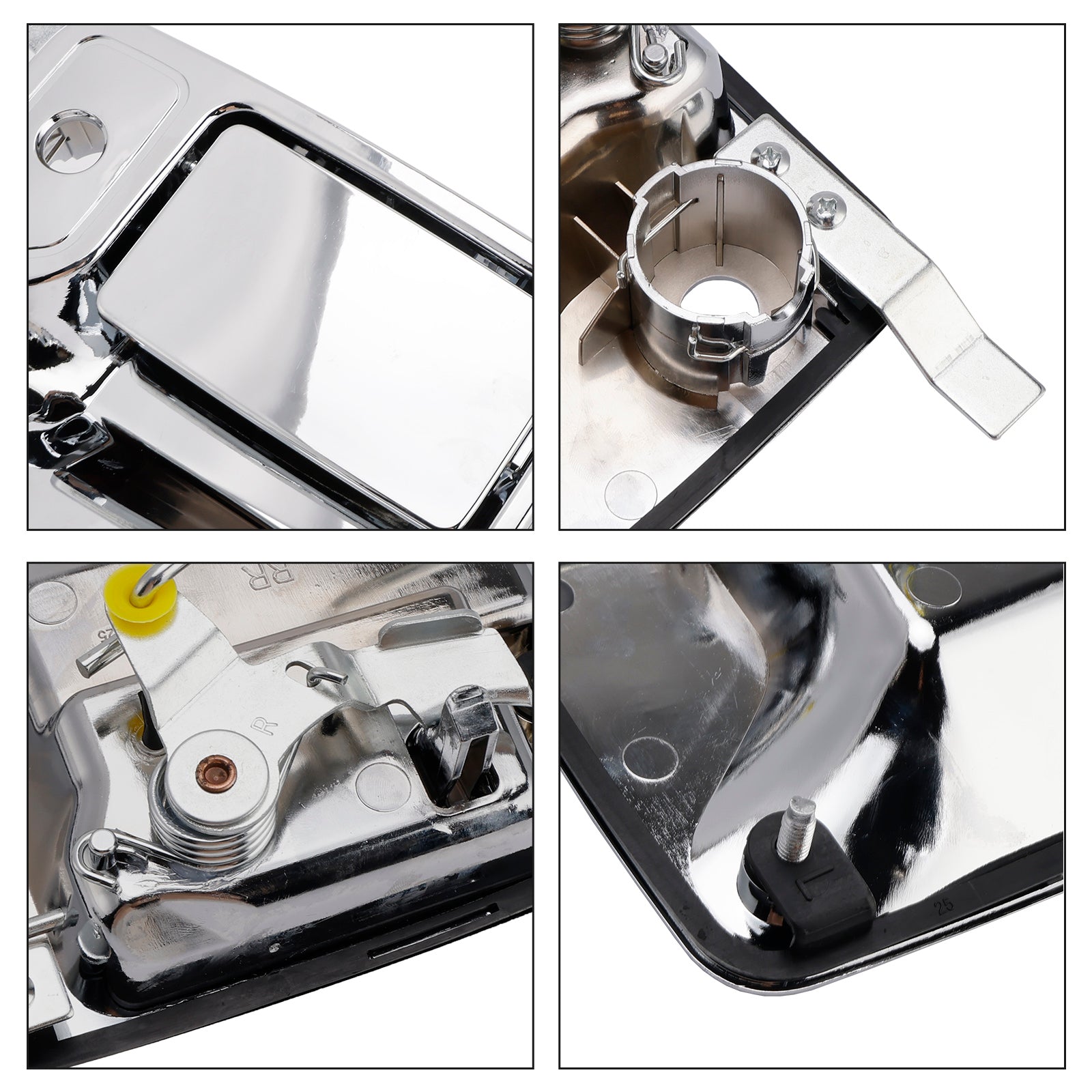 4Pcs Chrome Exterior Door Handle Set For Ford F-250 F-350 Super Duty 99-16