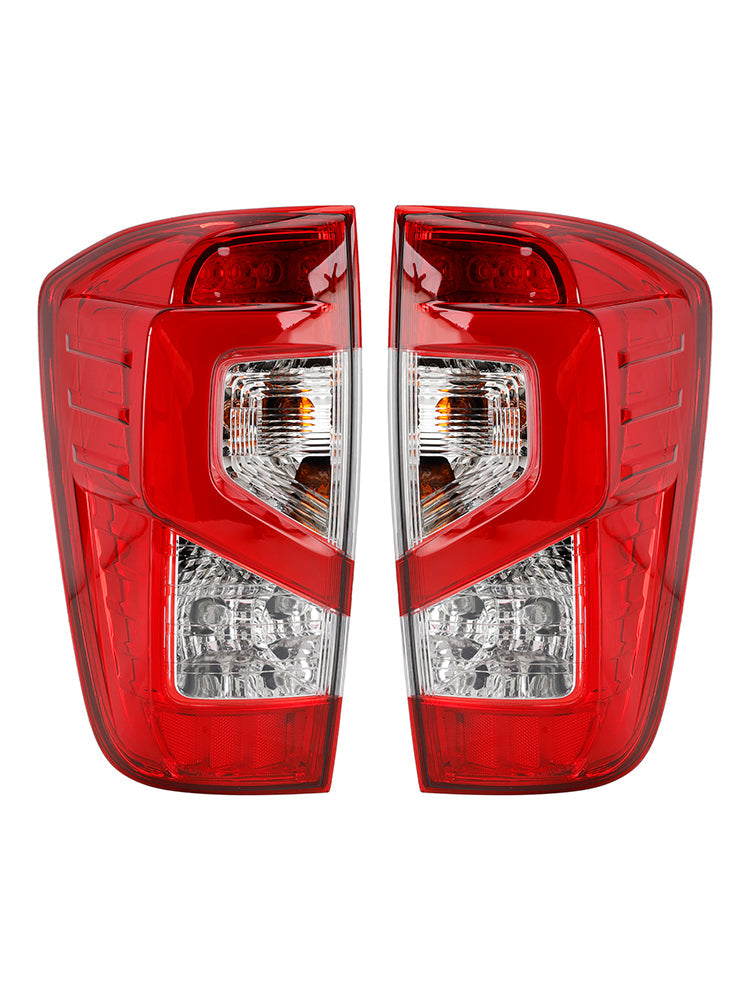 Pair Tail Light Lamp For Nissan NAVARA NP300 D23 3D Stripe Bar LED 2015-202