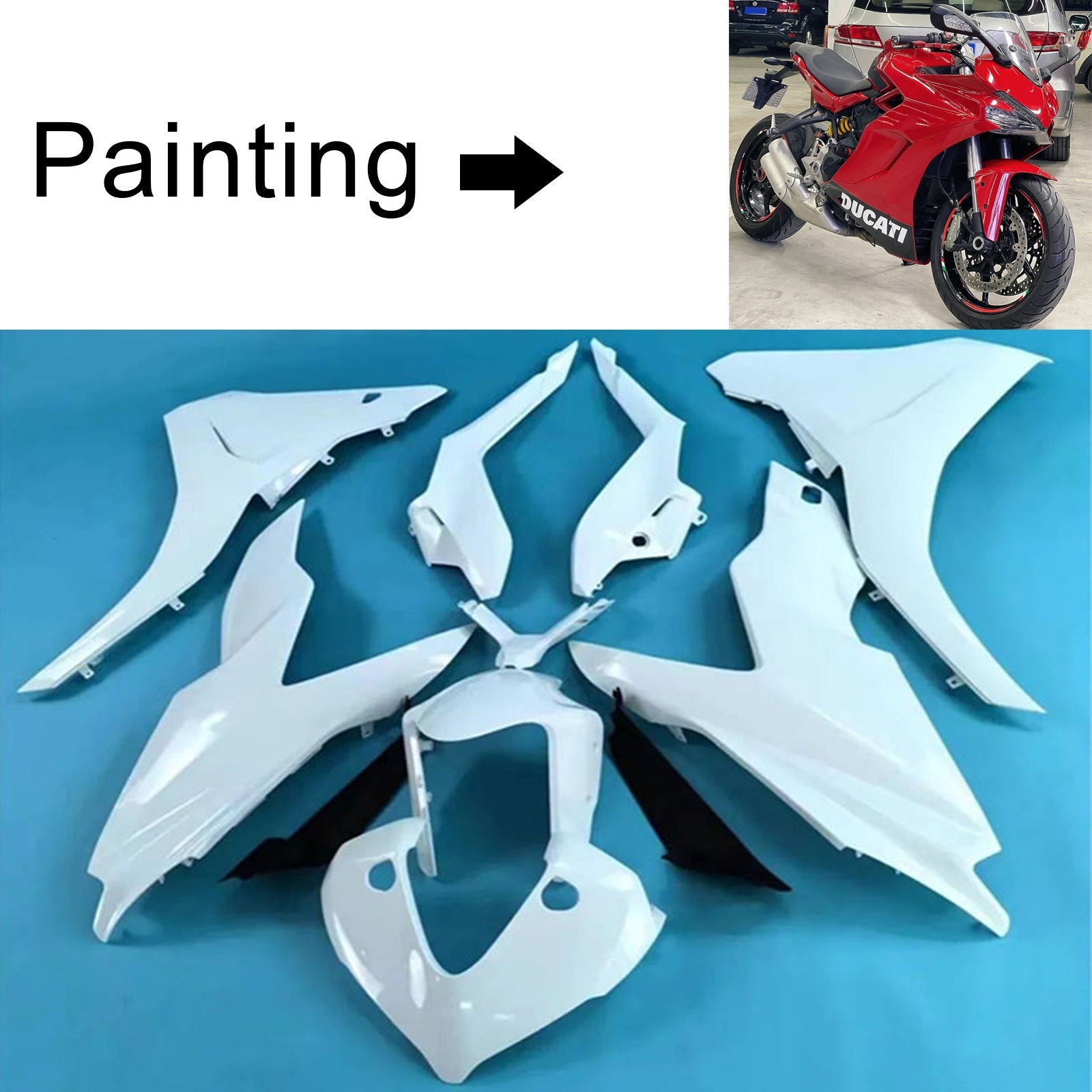 Ducati Supersport 939 939S 2017-2020 Fairing Kit Bodywork