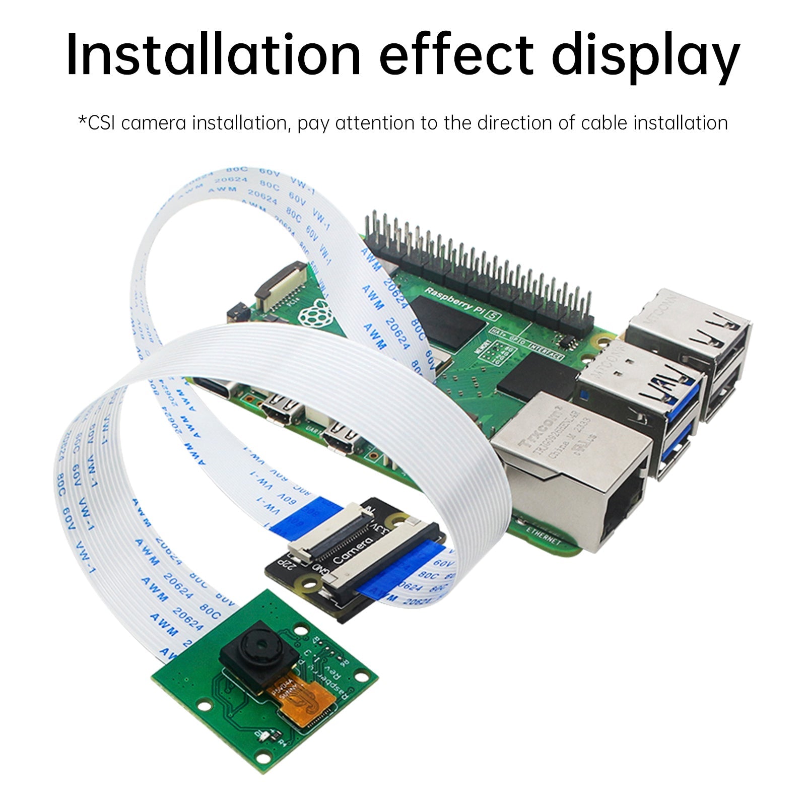 Raspberry Pi 5th generation / pi Zero DSI Display CSI Camera Cable Adapter Board