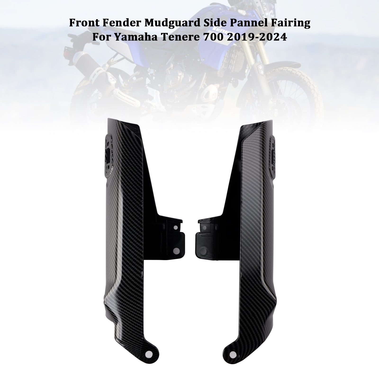 Front Fender Side Panel Protector Fairing For Yamaha Tenere 700 2019-2024