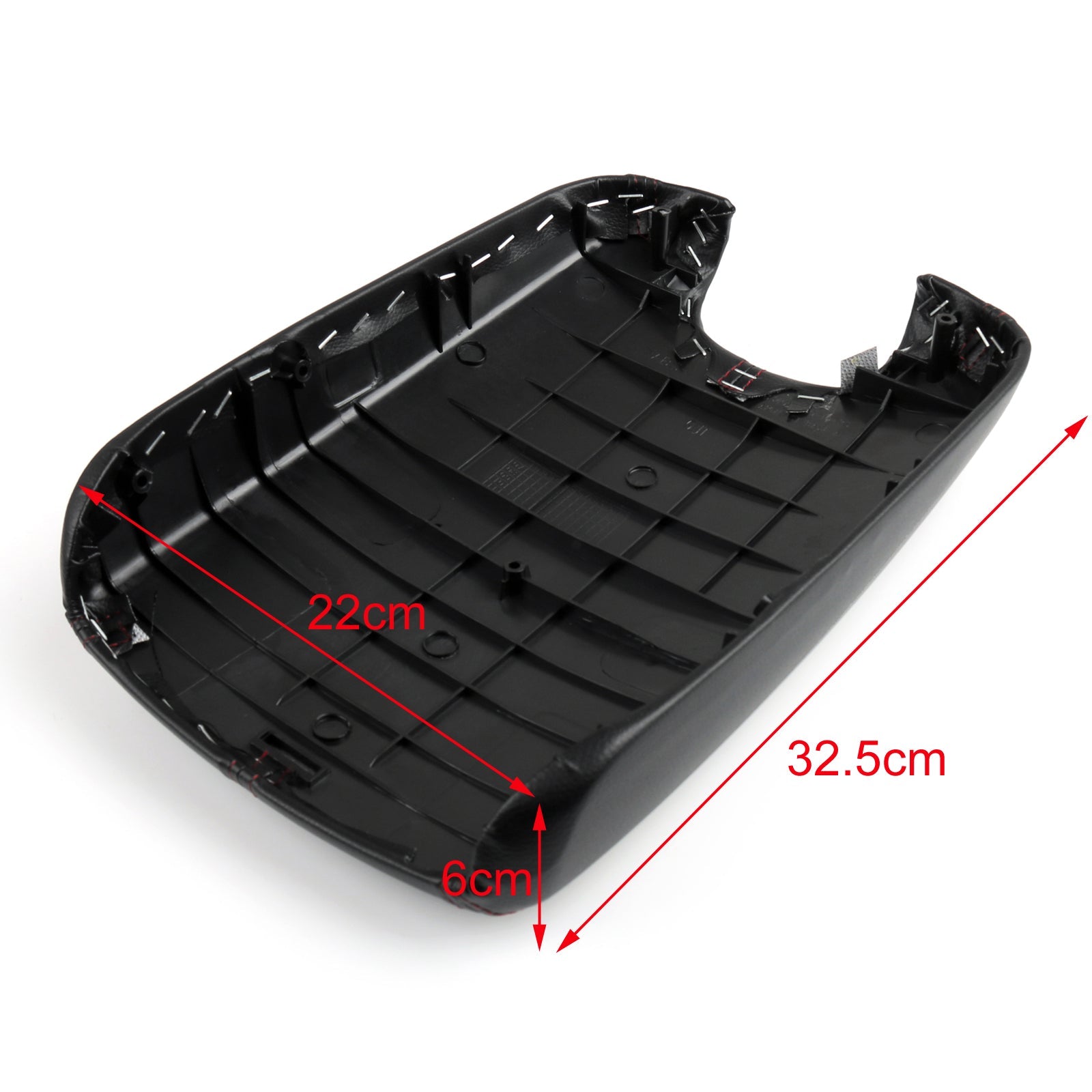 2008-2012 Honda Accord Leather Center Console Armrest Lid Cover Black