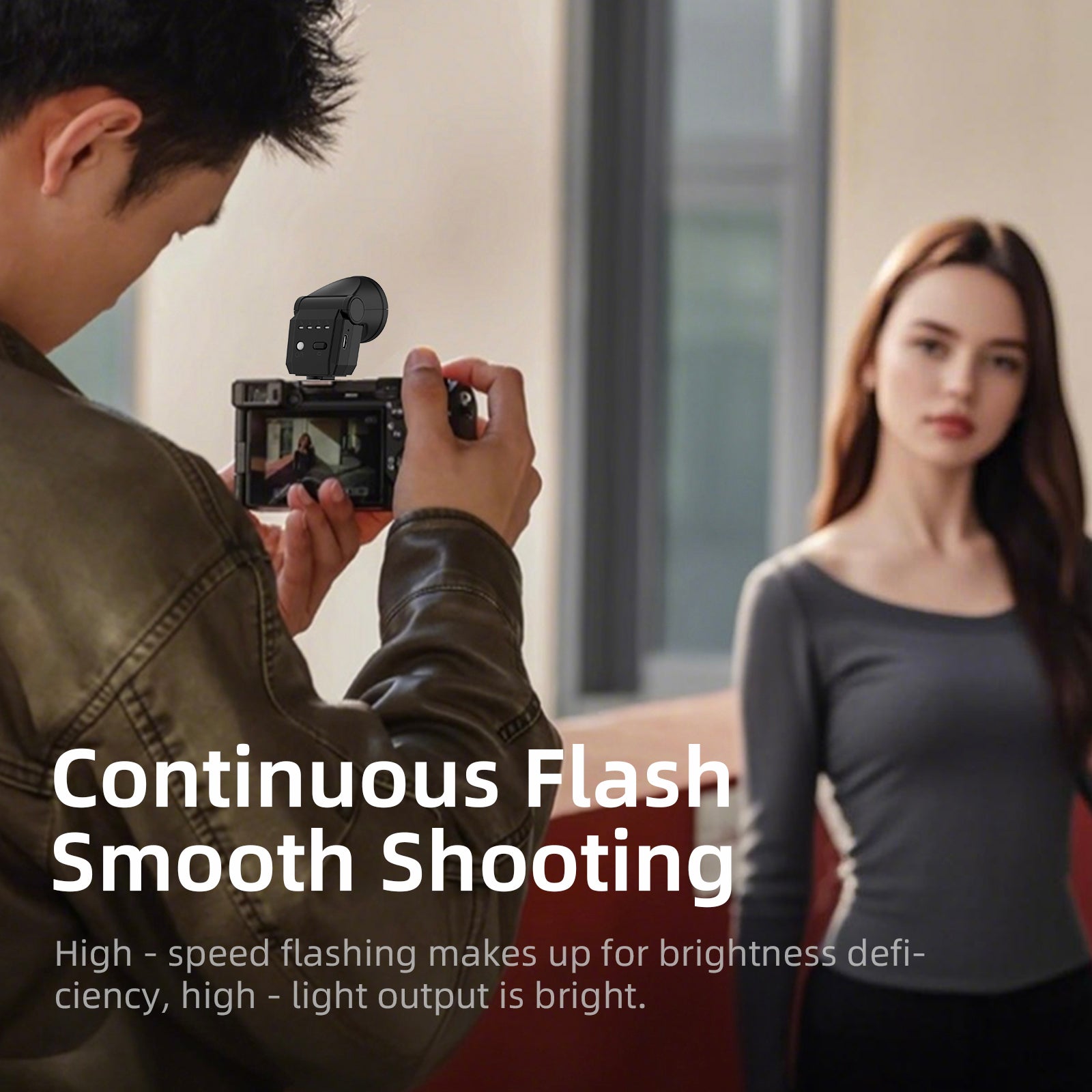 F02 Mini Flash Light Micro Single Camera Hot Shoe Portable Photography Fill Light