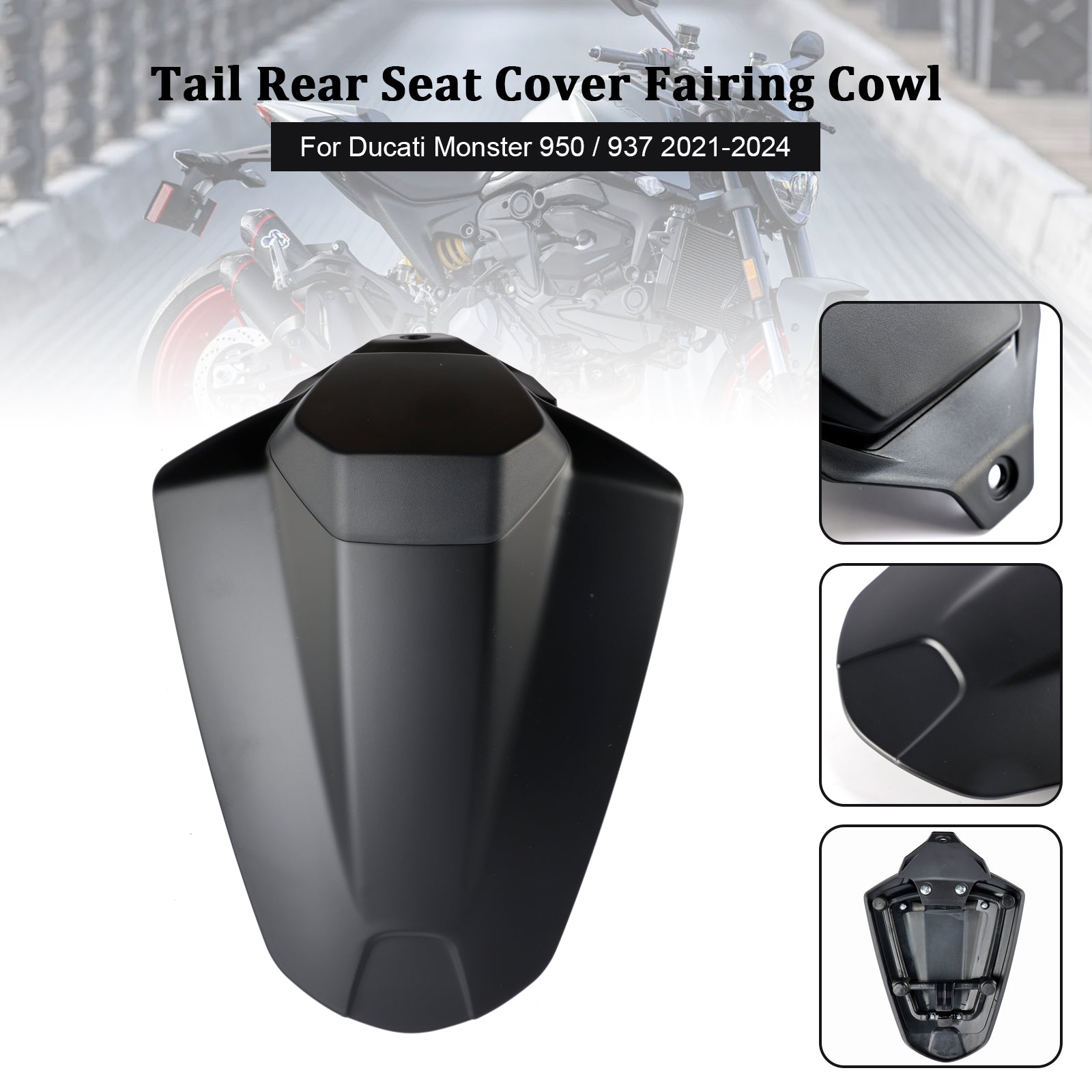 Tail Rear Seat Cover Fairing Cowl For Ducati Monster 950 937 2021-2024