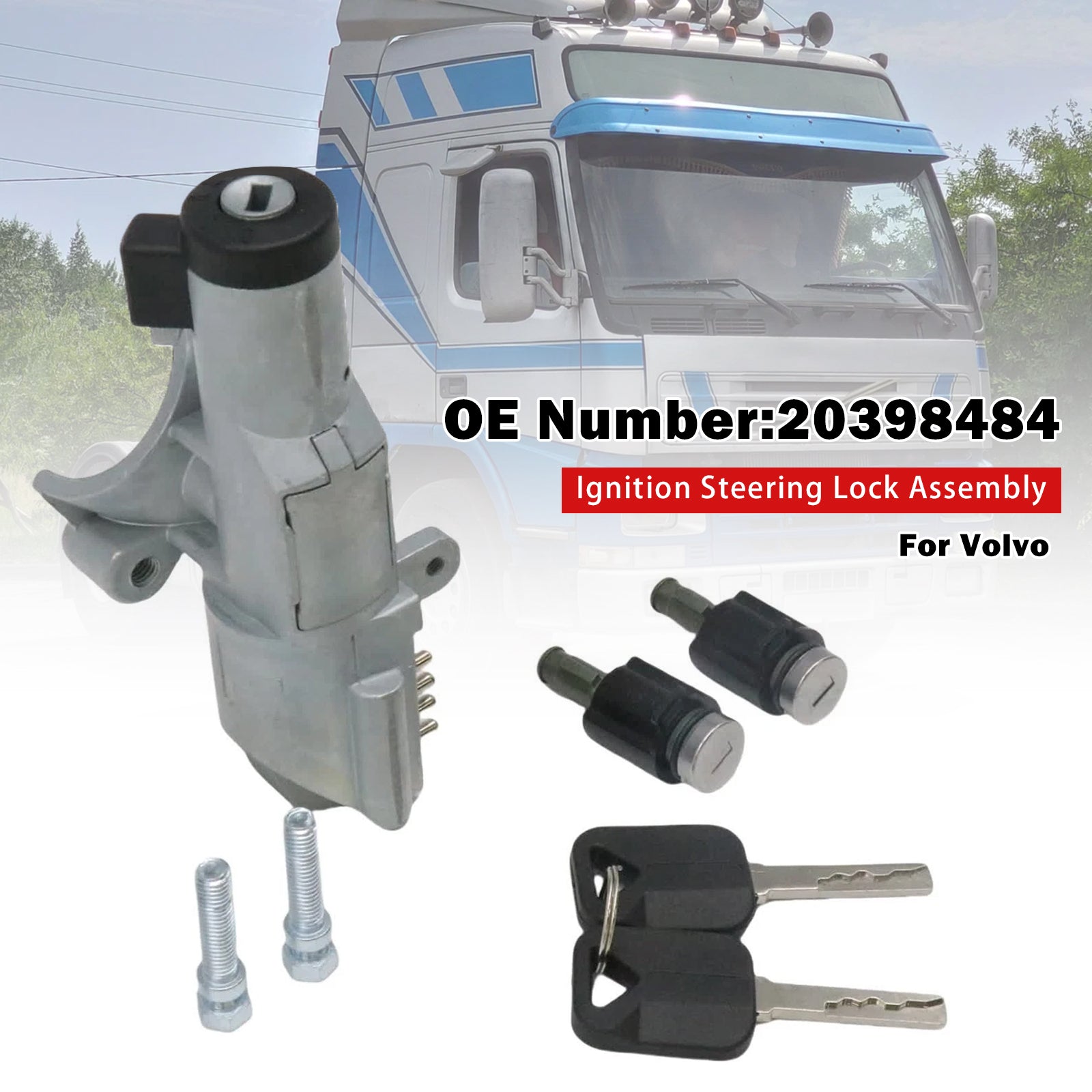 Ignition Steering Lock Assembly 20398484 1095710 8159907 for 1996-13 Volvo FH FM