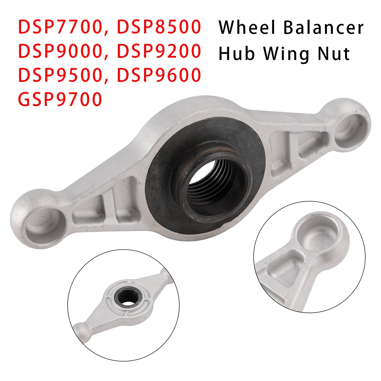 DSP7700 For Hunter DSP w/ 40mm X 8mm Shaft Thread Wheel Balancer Hub Wing Nut