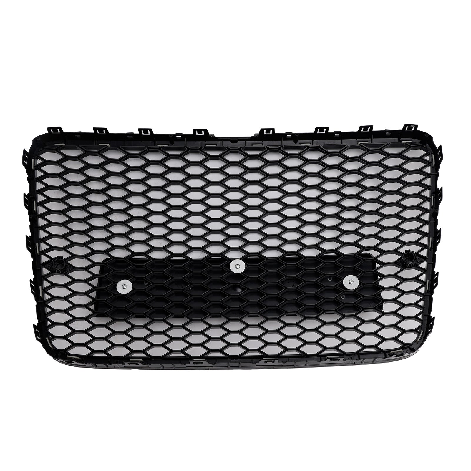 For Audi Q7 SQ7 2005-2015 Gloss Black Front Bumper Radiator Vent Mesh Grille Grill
