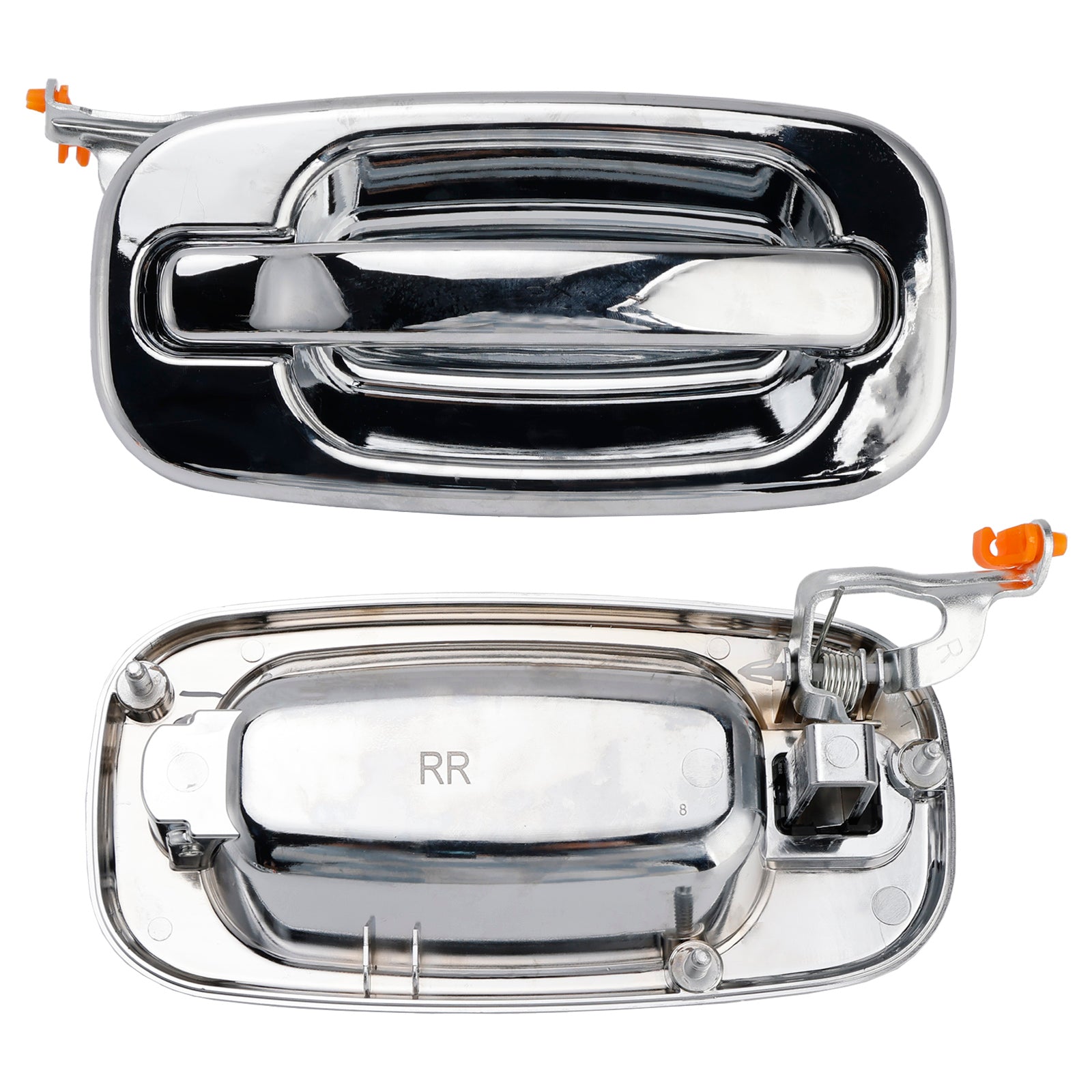 4PCs Front Exterior Door Handle Set Chrome For Chevy GMC Silverado 99-06