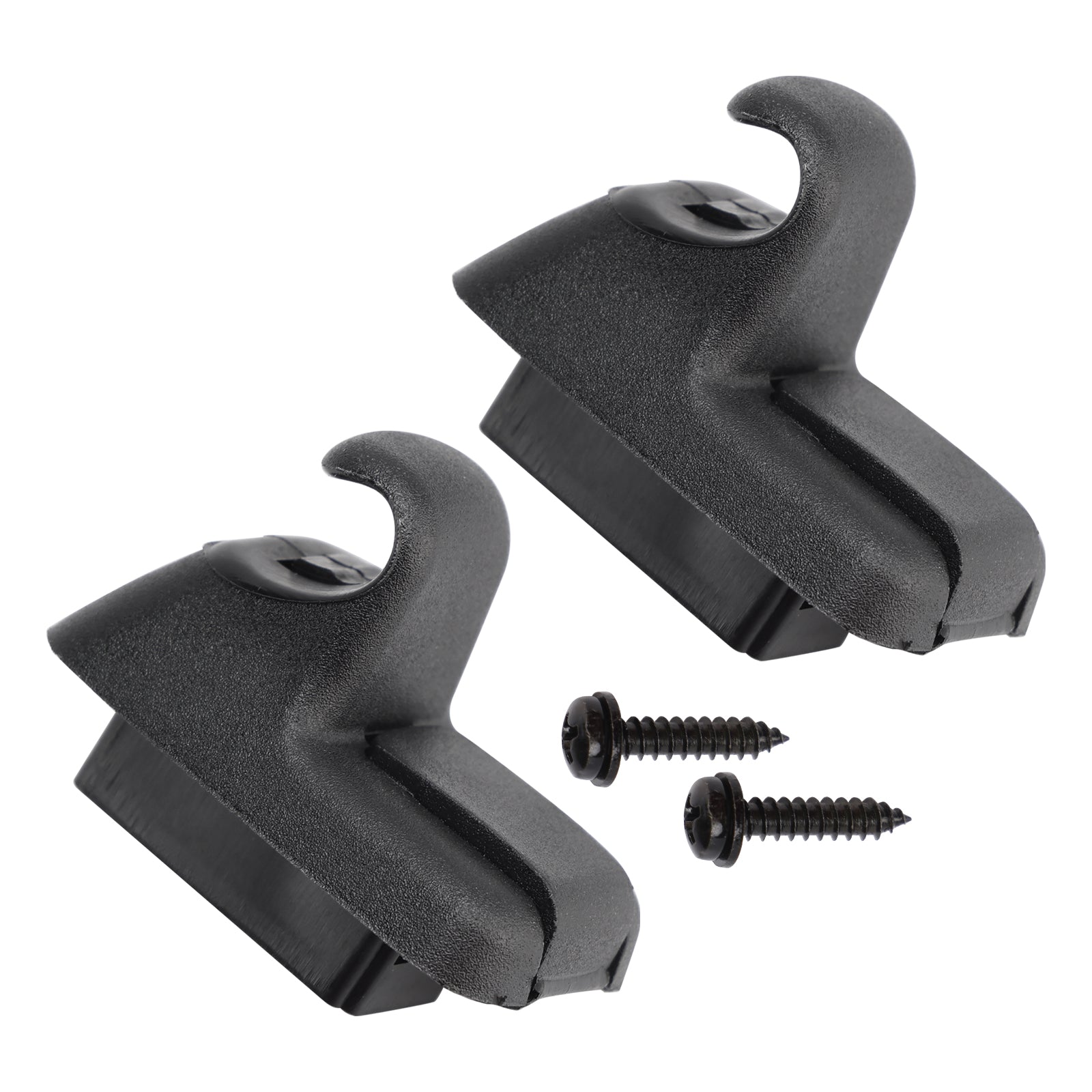 2x Black Sun Visor Clip 1RF14DX9AB Fit For Chrysler 300 Dodge Charger 2011-2020