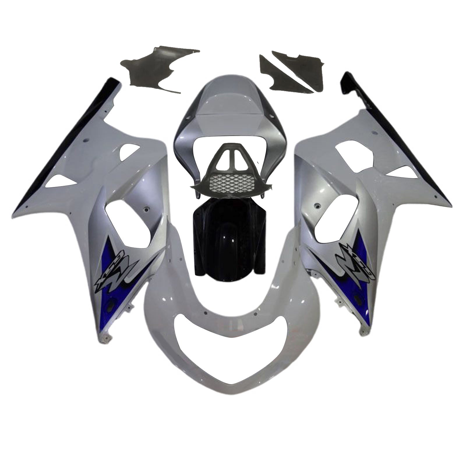 Amotopart Suzuki GSXR1000 2000-2002 K1 K2 Fairing Kit Bodywork Plastic ABS