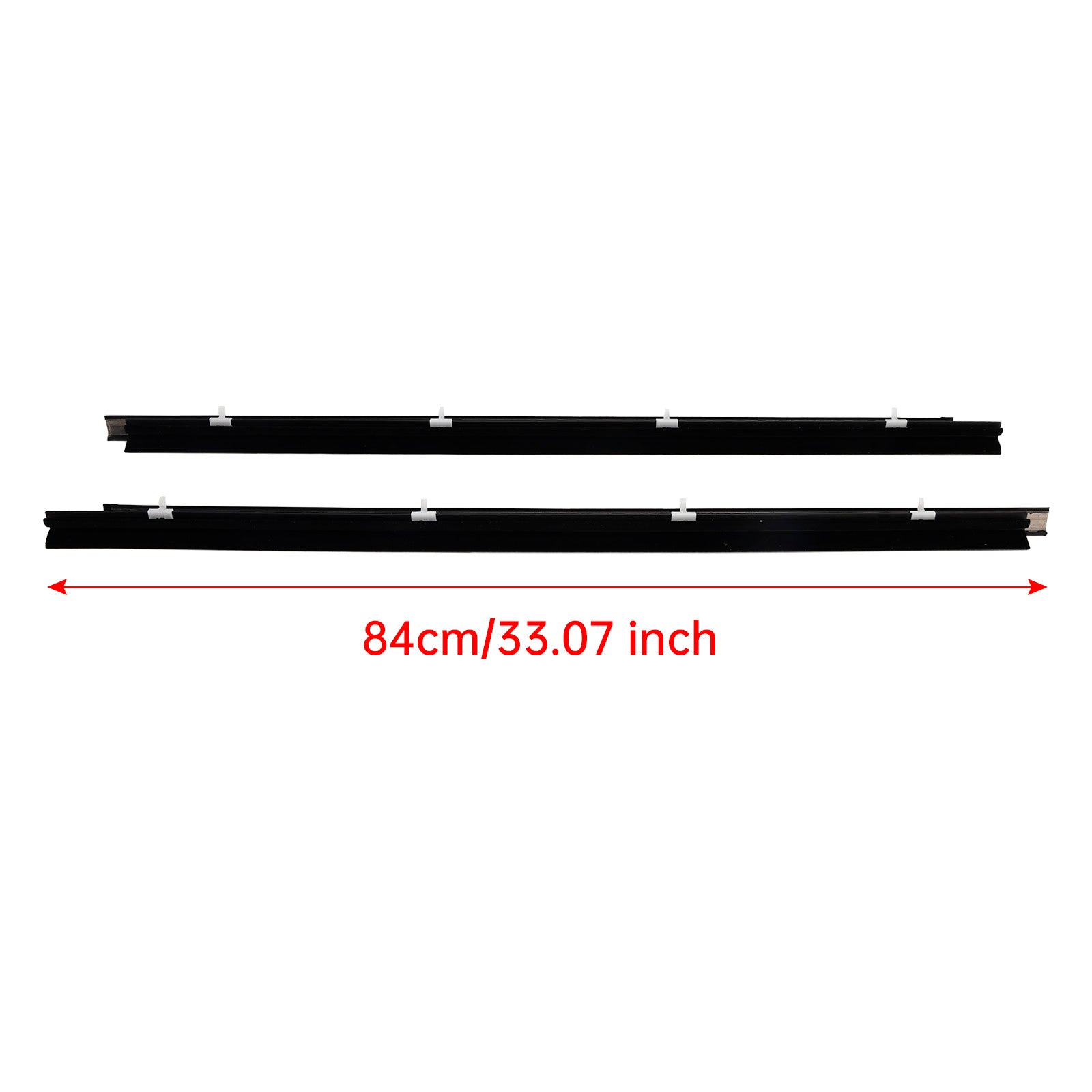 Toyota Tacoma 1995-2004 2pcs Front Door Window Belt Weatherstrip