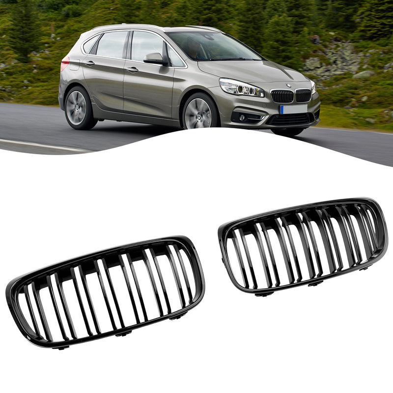 BMW 2 Series Gran Tourer F45 F46 2015-2018 Gloss Black Front Grille Grill