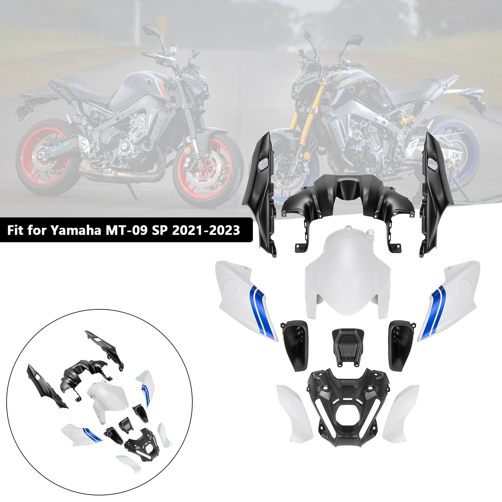 Yamaha MT-09 / MT-09 SP 2021-2023 Fairing Kit