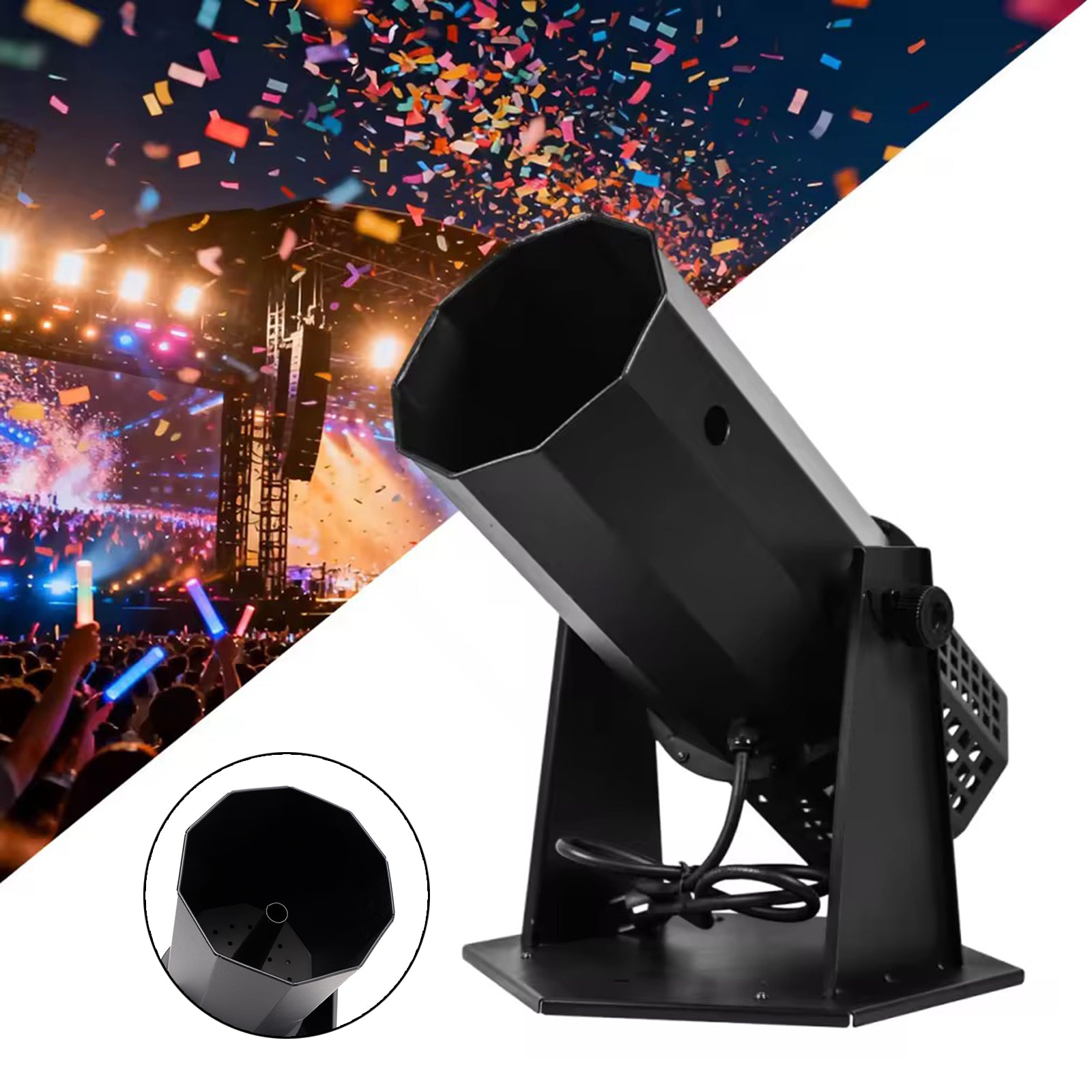 Electric Confetti Machine Confetti Cannon With Remote For DJ Party Stage Show