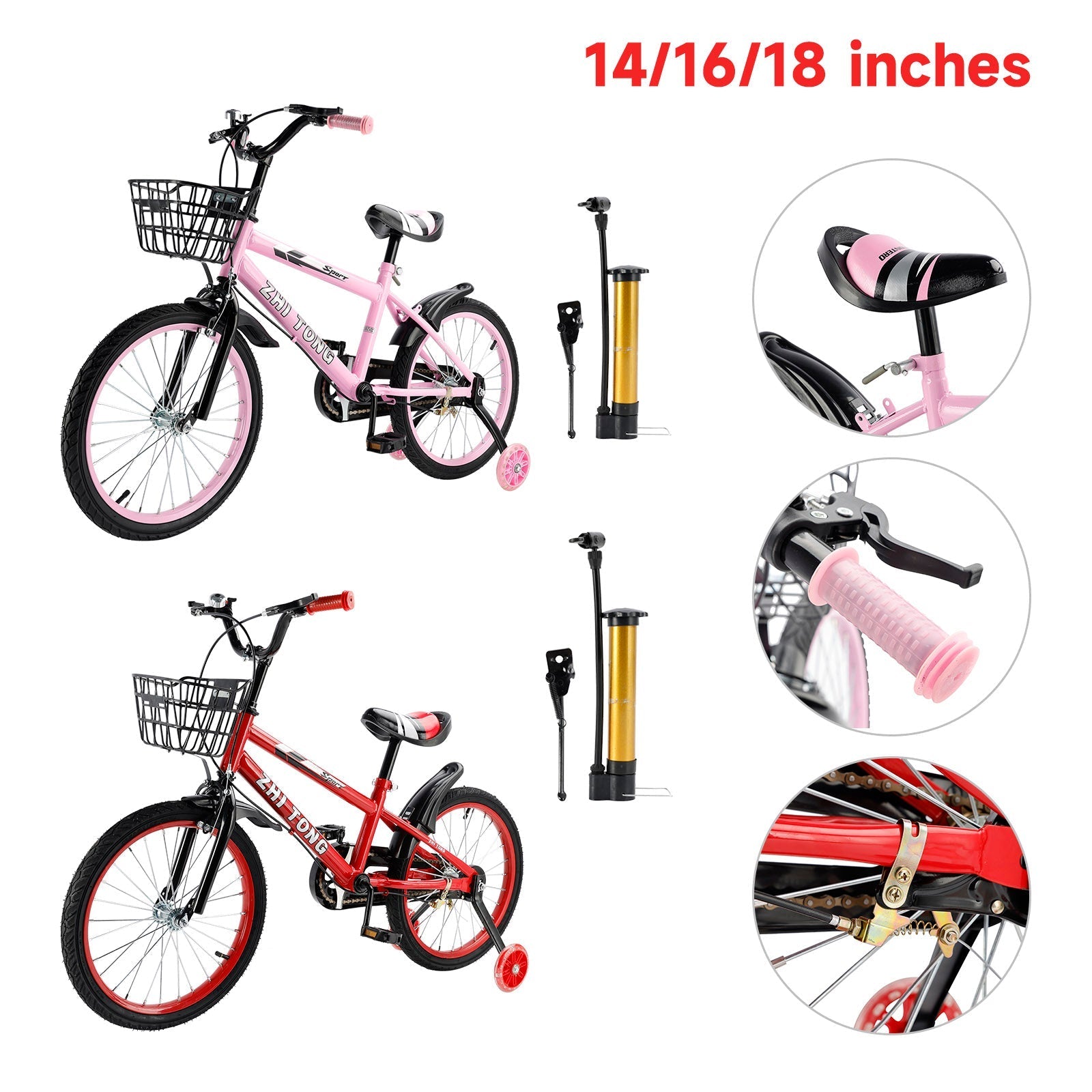 14/16/18 inches Kid's Bike Child Bicycle
