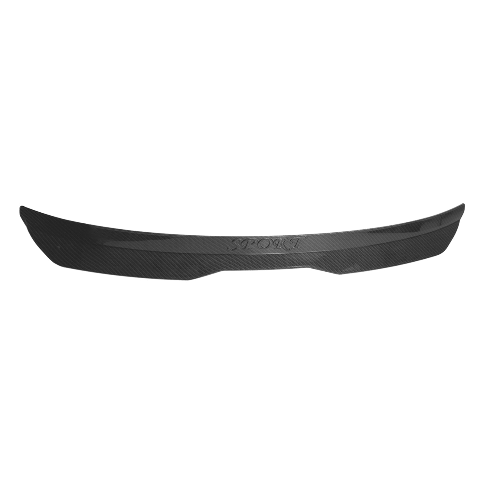 Carbon Fiber Look Car ABS Rear Spoiler Universal Modified Roof Extension Lip Fedex Express