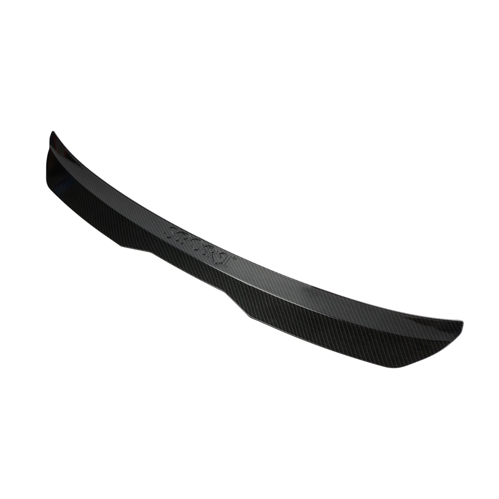 Carbon Fiber Look Car ABS Rear Spoiler Universal Modified Roof Extension Lip Fedex Express