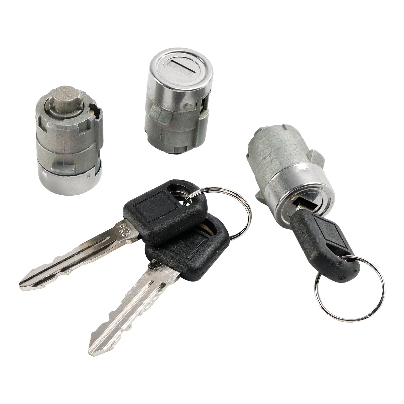 Ignition Key Switch Cylinder &amp; 3 Door Lock Set W/2 Keys For Suburban Tahoe 1998-1999