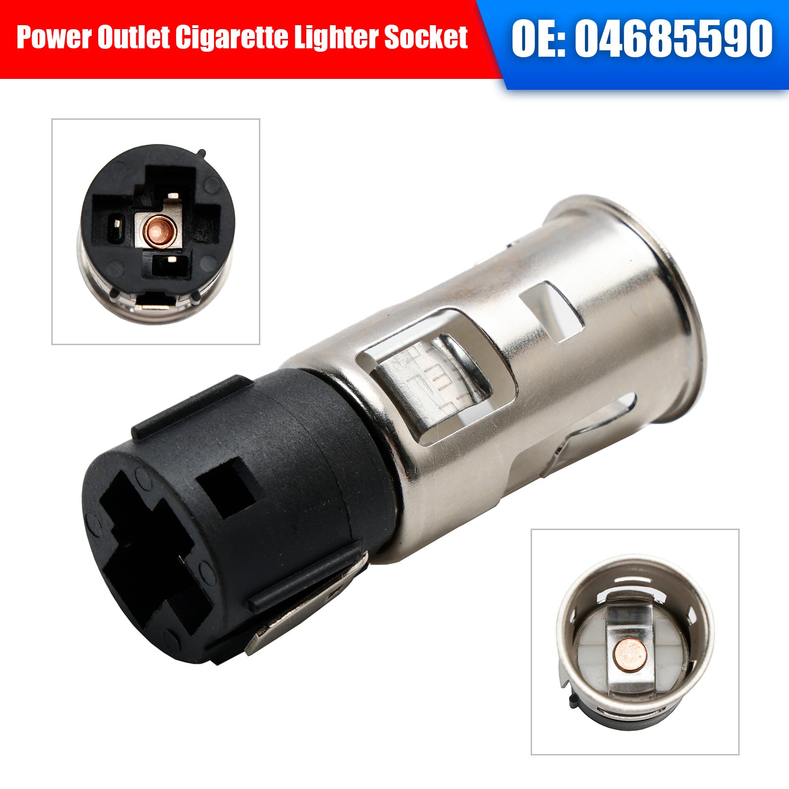 Power Outlet Cigarette Lighter Socket 04685590 For Dodge Ram