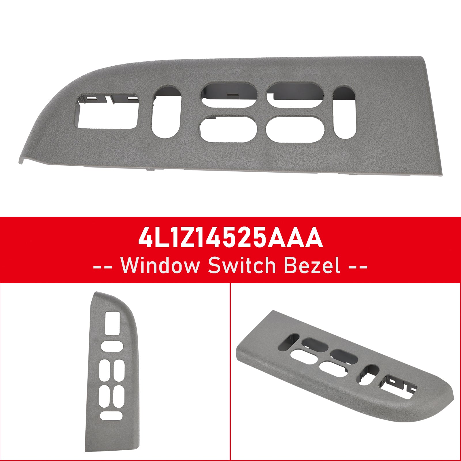2003-2006 Ford Expedition (without Memory Seats) Window Switch Bezel Driver Side Front 4L1Z14525AAA