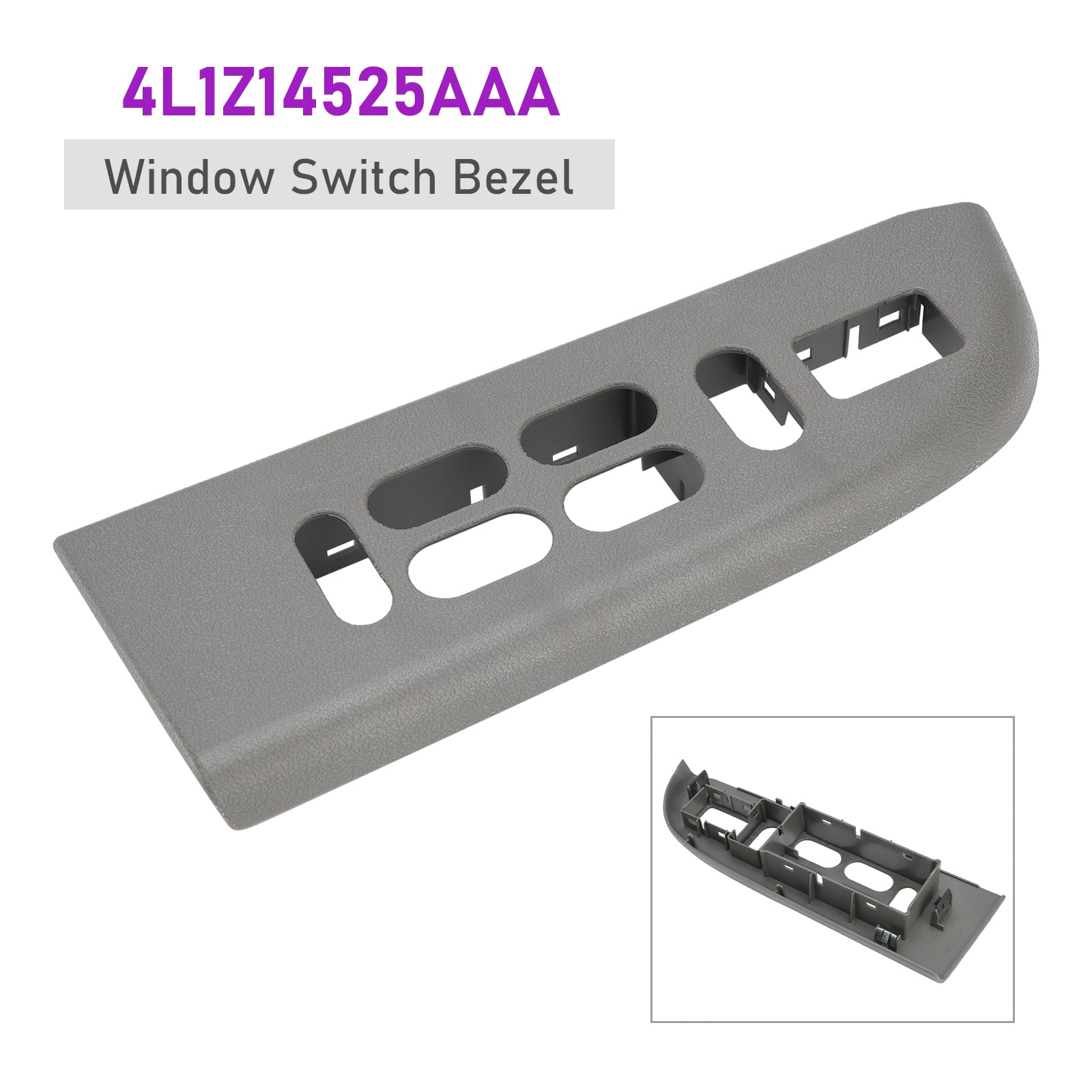 2003-2006 Ford Expedition (without Memory Seats) Window Switch Bezel Driver Side Front 4L1Z14525AAA
