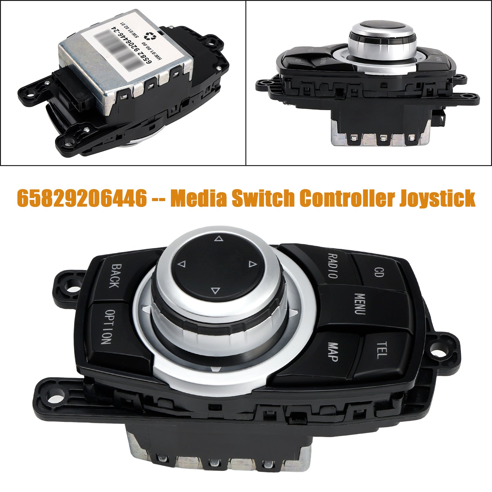 10pin Media Switch Controller Joystick for BMW F07 F10 F01 F02 F25 65829206446
