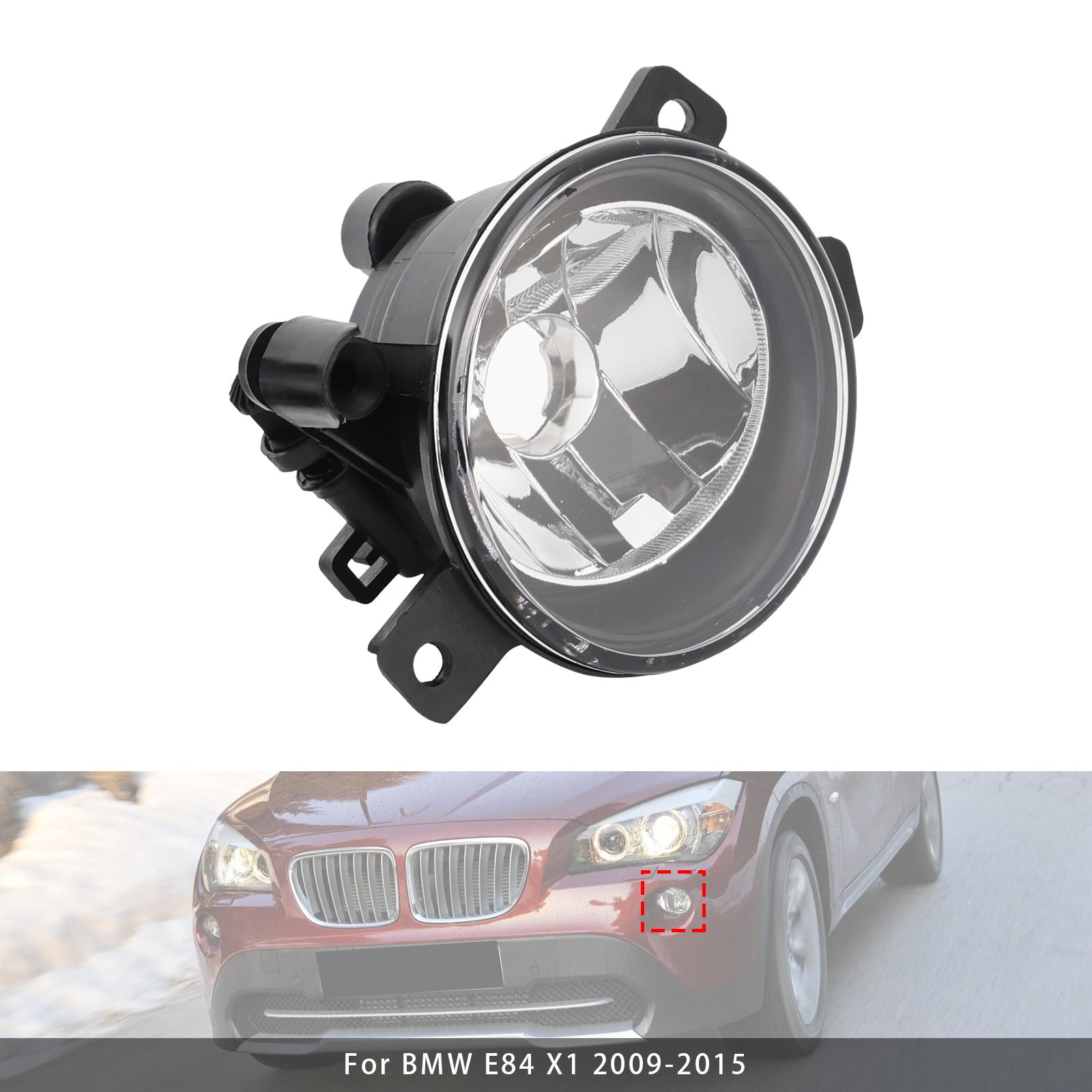 2009-2015 BMW X1 E84 1 Pcs Front Left Fog Light Without Bulb 63172993525