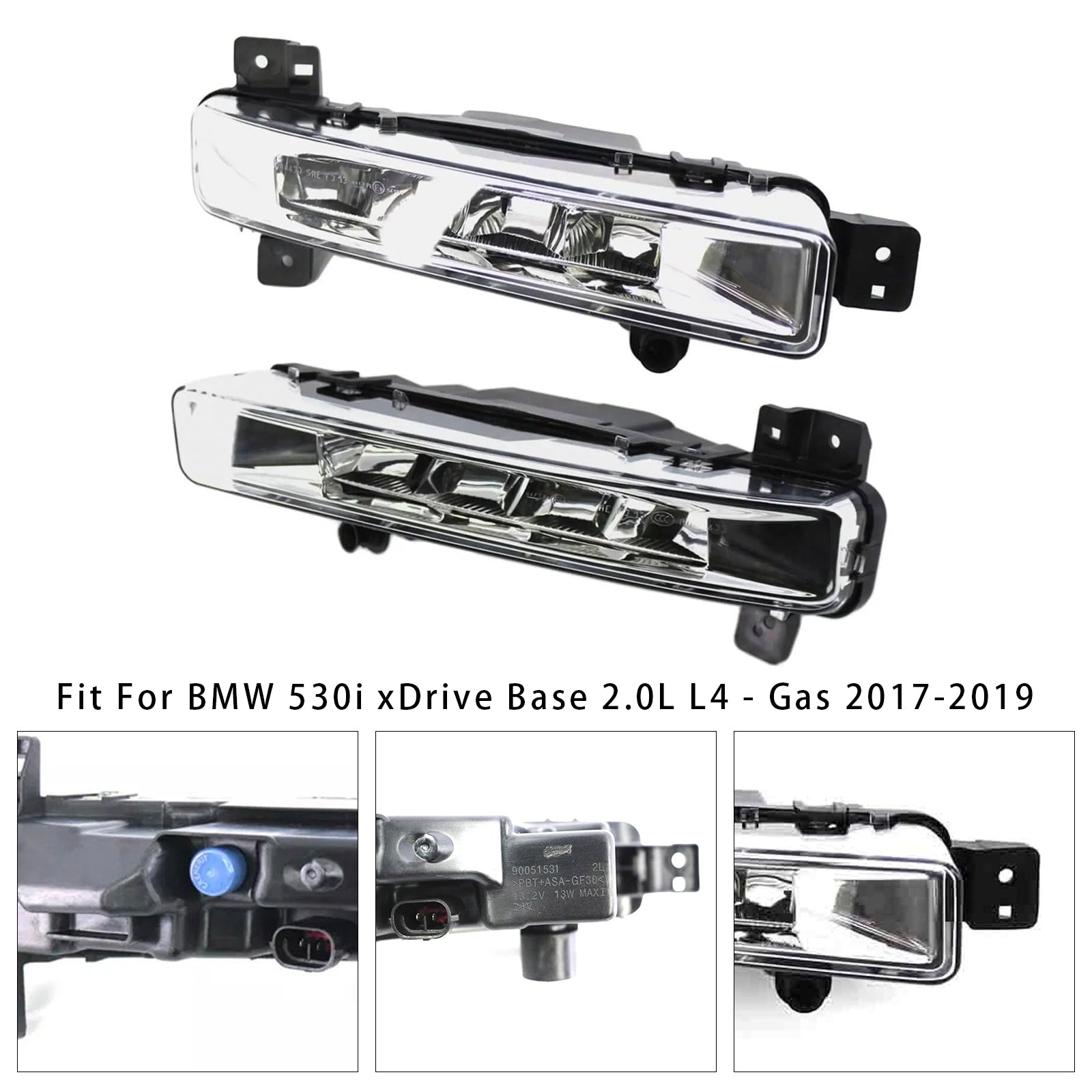 2009-2015 BMW X1 E84 Pair Front  Fog Light Without Bulb 63172993526