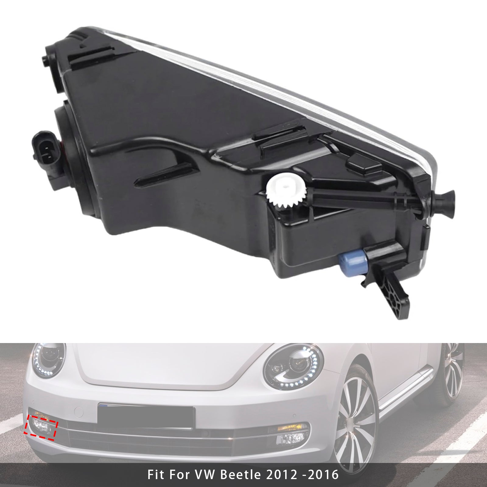 2012-2016 VW Beetle 1 Pcs Front Bumper Right Fog Light With Bulb 5C5941700A