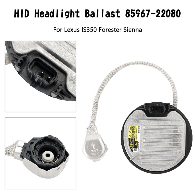 HID Headlight Ballast 85967-22080 For Lexus IS350 Forester Sienna Generic