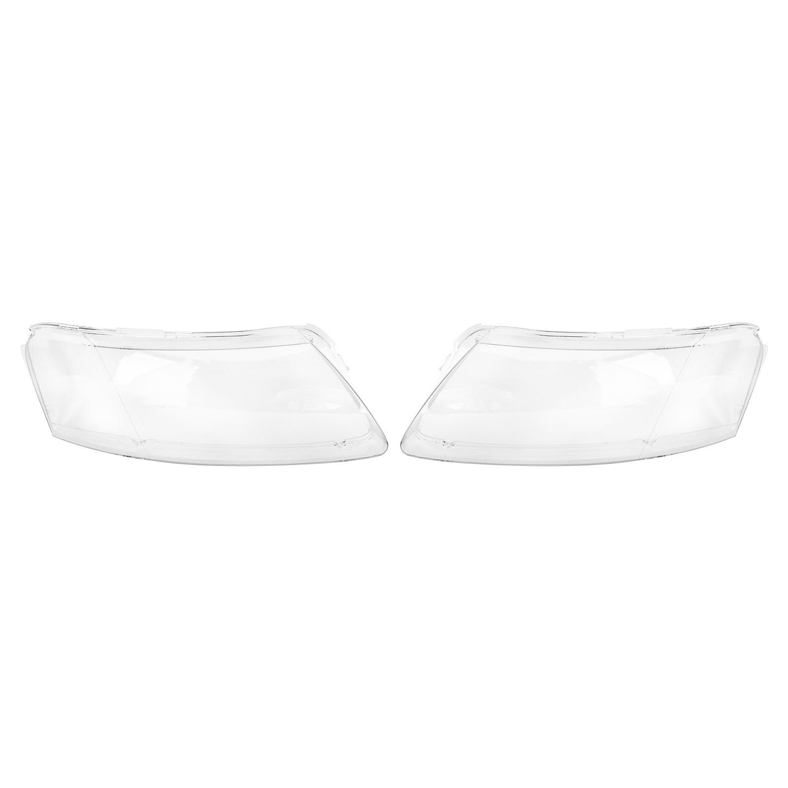 Audi A6 2006-2011 Left +Right Headlight Lens Plastic Cover Shell 4F0941003/04 Fedex Express