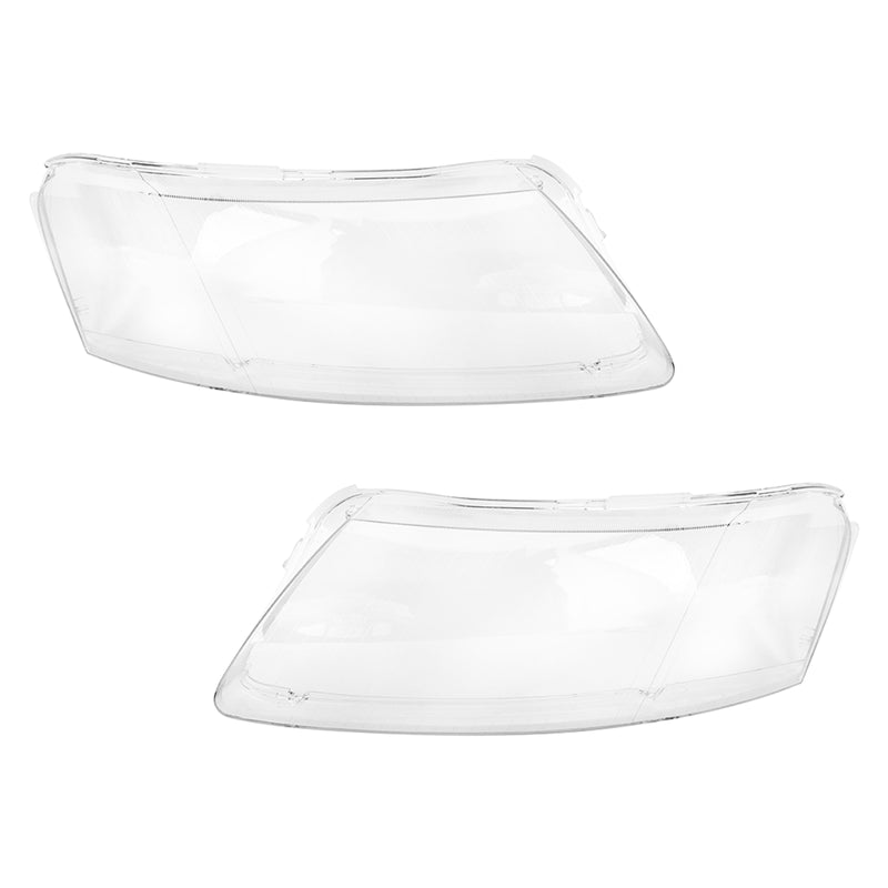 Audi A6 2006-2011 Left +Right Headlight Lens Plastic Cover Shell 4F0941003/04 Fedex Express