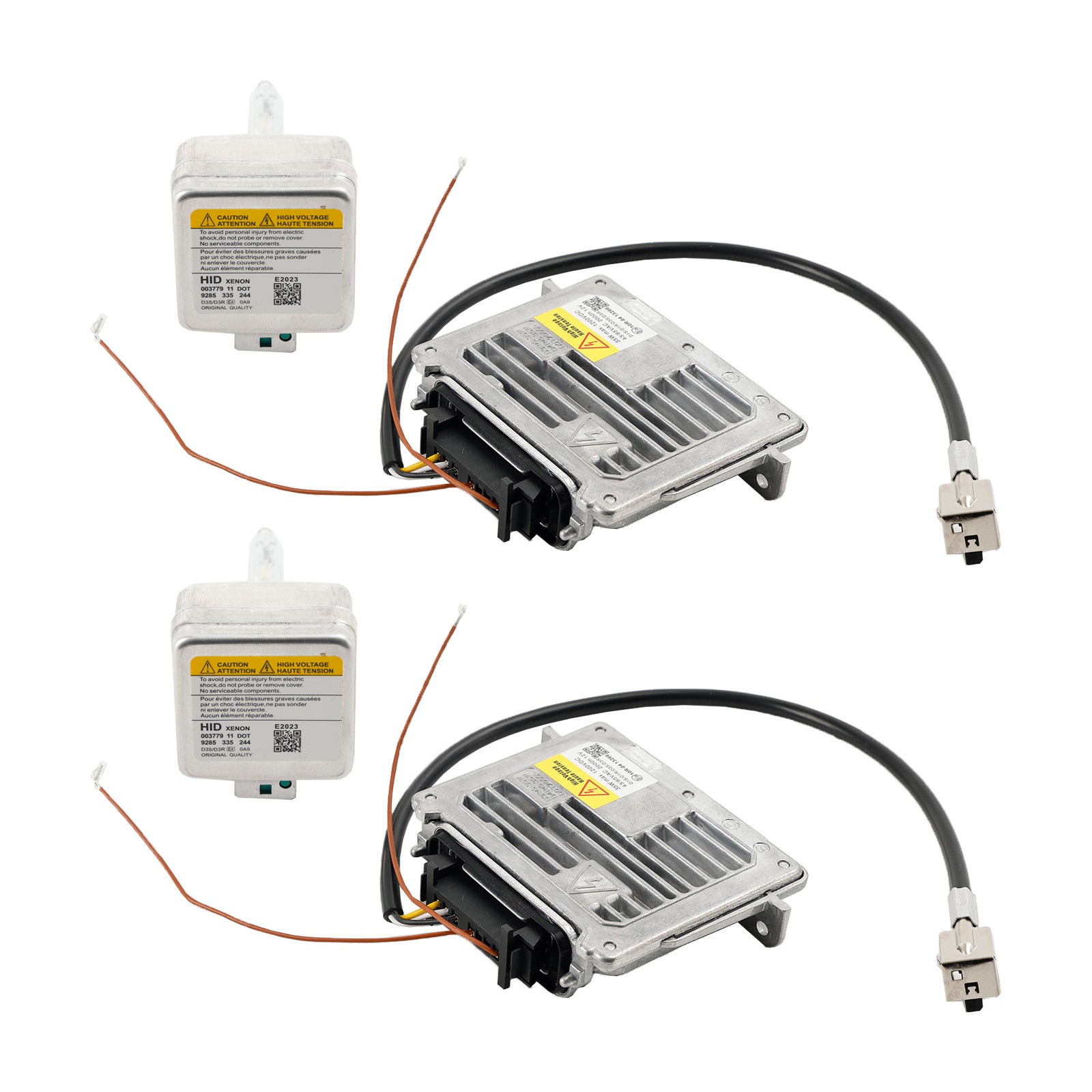 2x balasto para faro y unidad de control de cable de bombilla D3S para Grand Cherokee 2014-2020