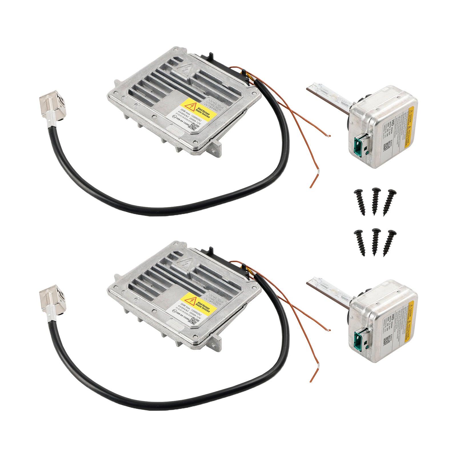 2x balasto para faro y unidad de control de cable de bombilla D3S para Grand Cherokee 2014-2020