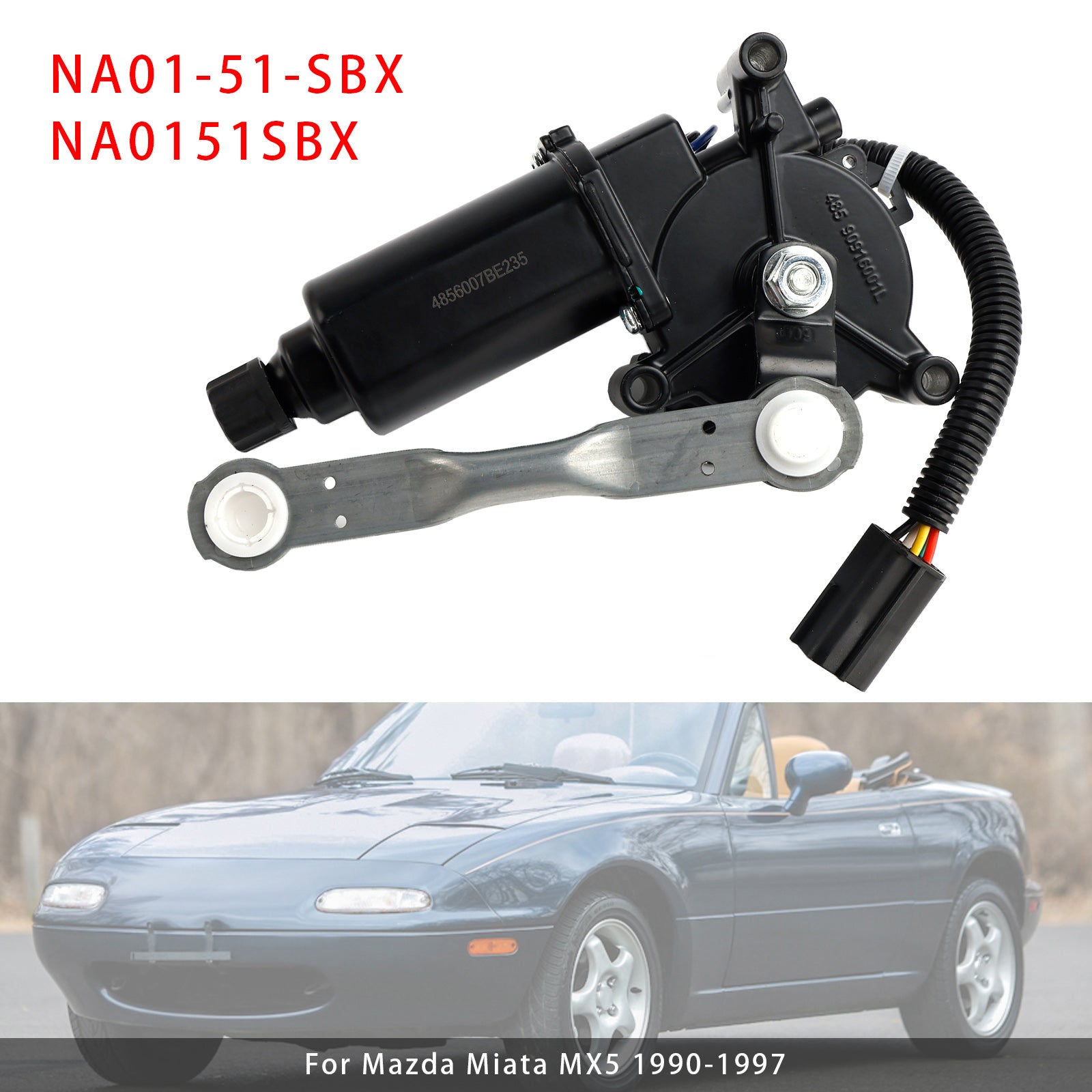 1990-1997 Mazda Miata MX5 Left Side Headlight Motor NA01-51-SBX NA0151SBX