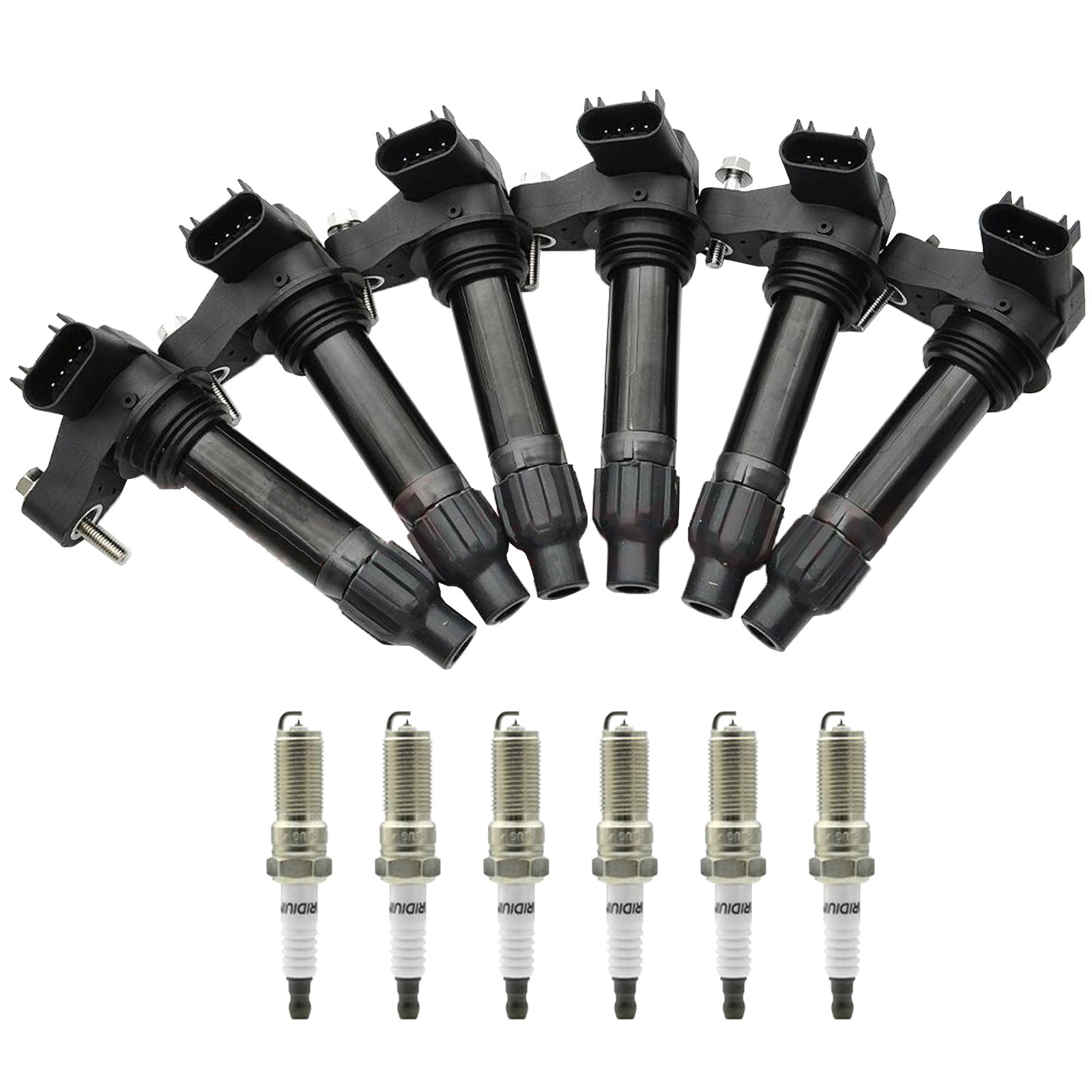 2007-2008 Cadillac SRX GMC Acadia Saturn Outlook 6 Ignition coil+6 Spark Plug UF569 Fedex Express