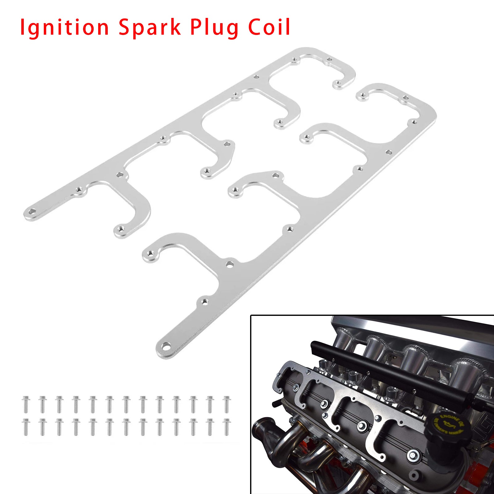 D581 Square Coil Bracket For 1999-2014 Chevrolet 6.0L / 364 V8