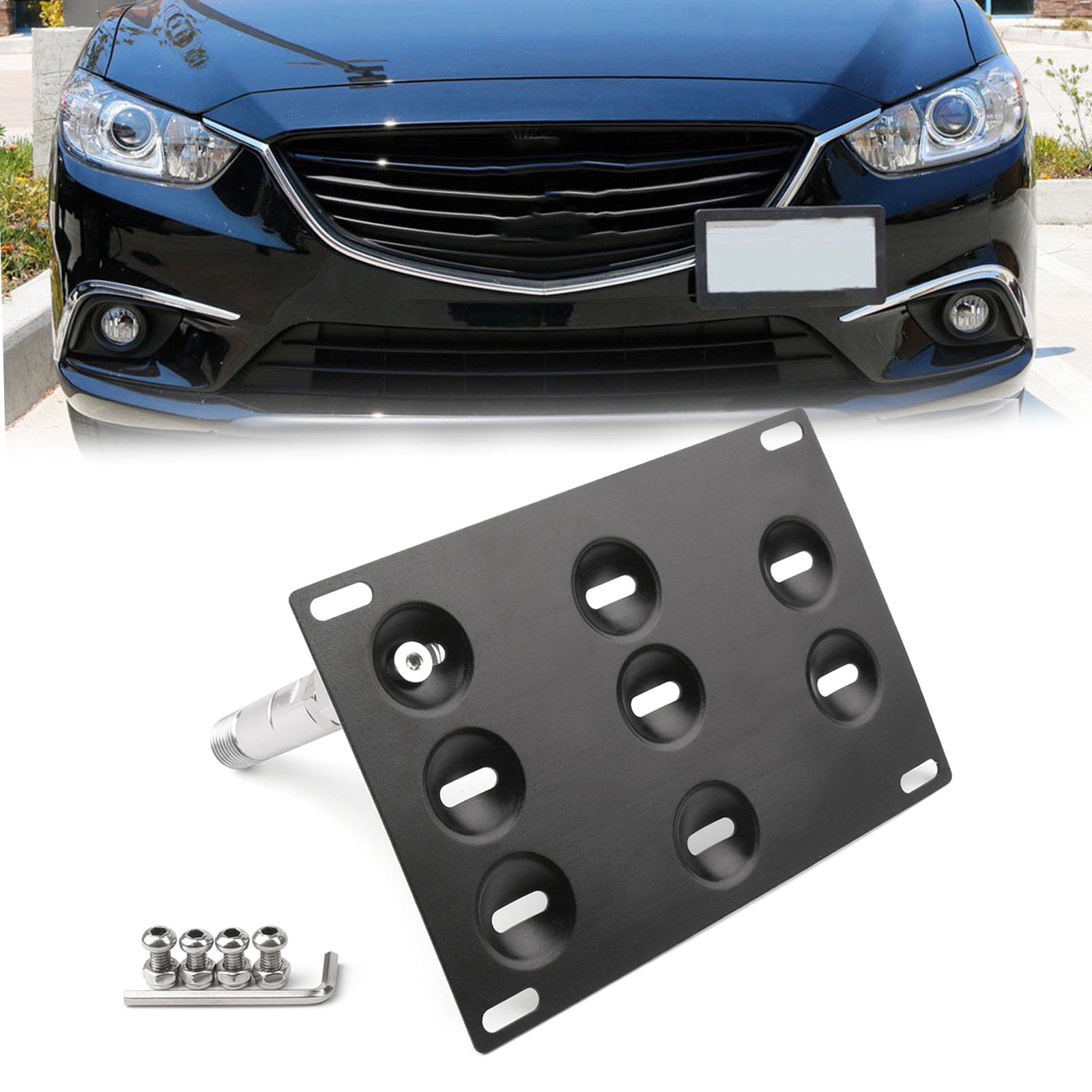 Bumper Tow Hook License Plate Mount Bracket Holder Fit For Mazda3 Mazda6 CX5 MX5 Generic CA Market