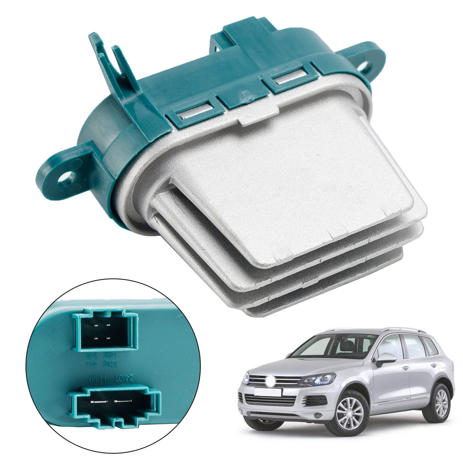 Heater Blower Fan Resistor 7L0907521B For Audi Q7/VW Touareg Sharan Generic