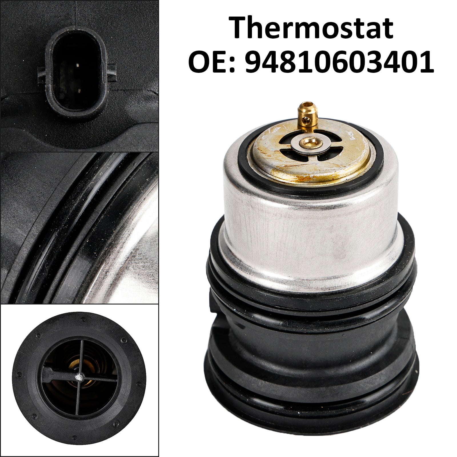 94810603401 Thermostat for Porsche Cayenne Panamera Macan 3.0L 3.6L 4.8L