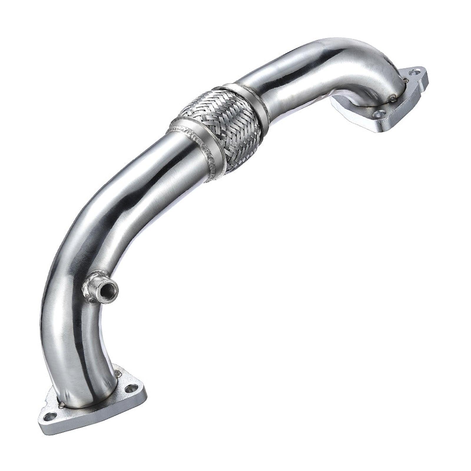 Exhaust Up-Pipe for Ford 2008-2010 6.4L Powerstroke Diesel Heavy Duty Polished NO EGR